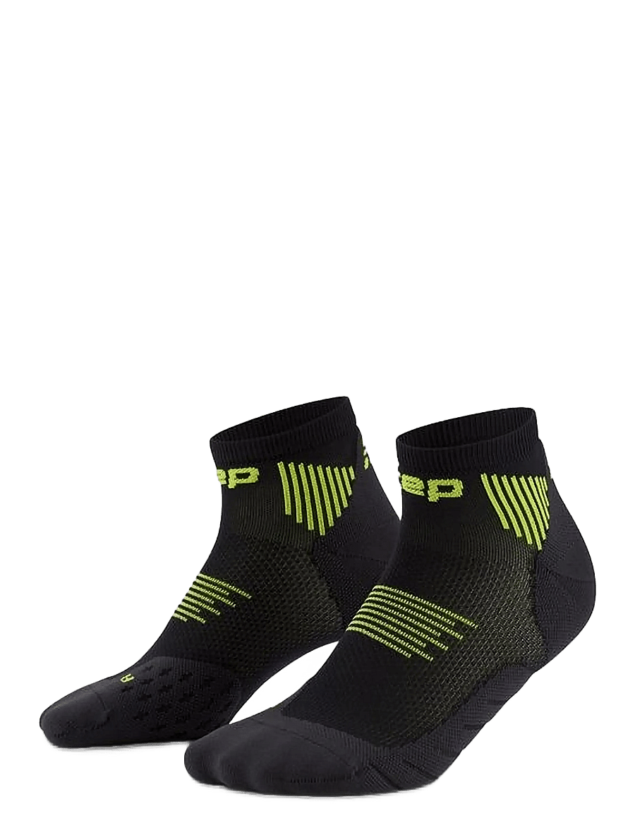 CEP - CORE RUN SOCKS, LOW CUT, 5.0 - spordisokid - black/lime - 0