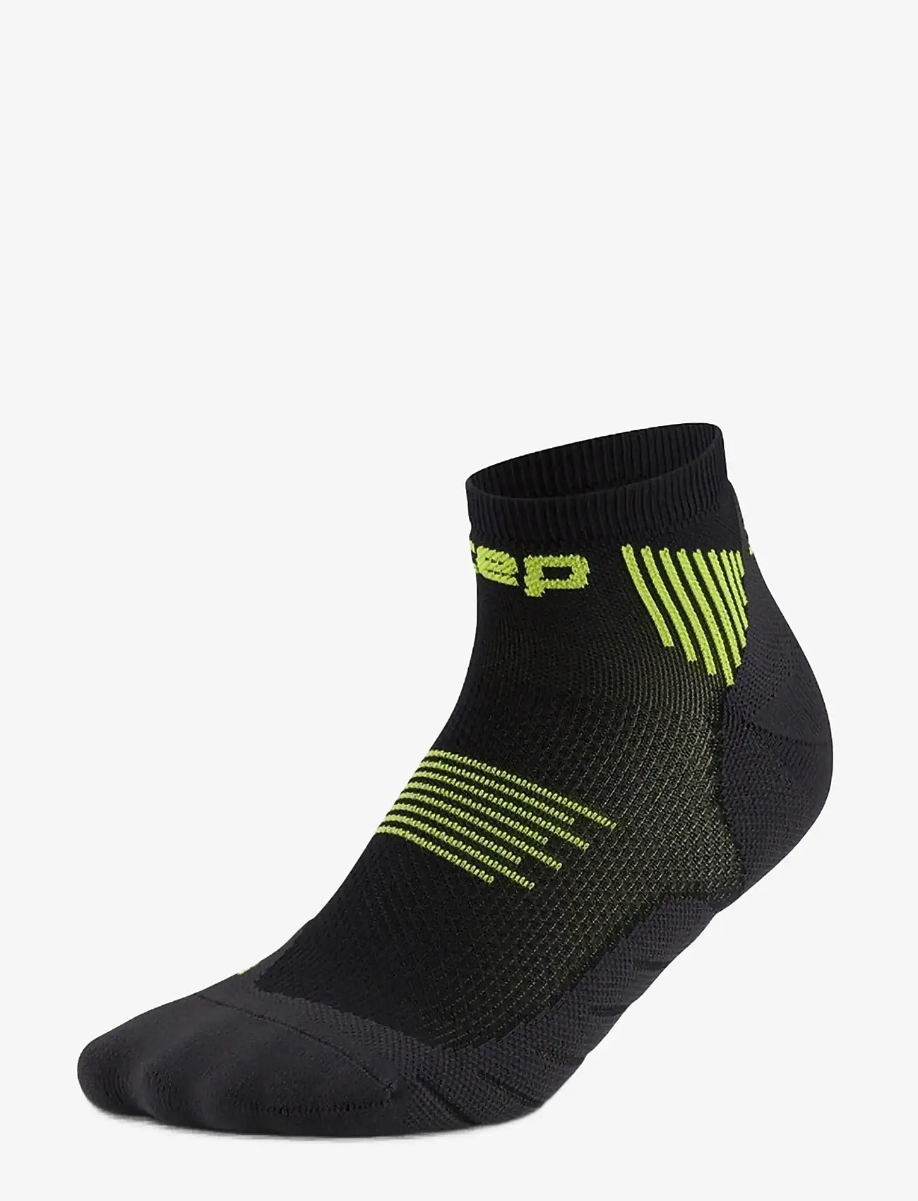 CEP - CORE RUN SOCKS, LOW CUT, 5.0 - sportsocken - black/lime - 1