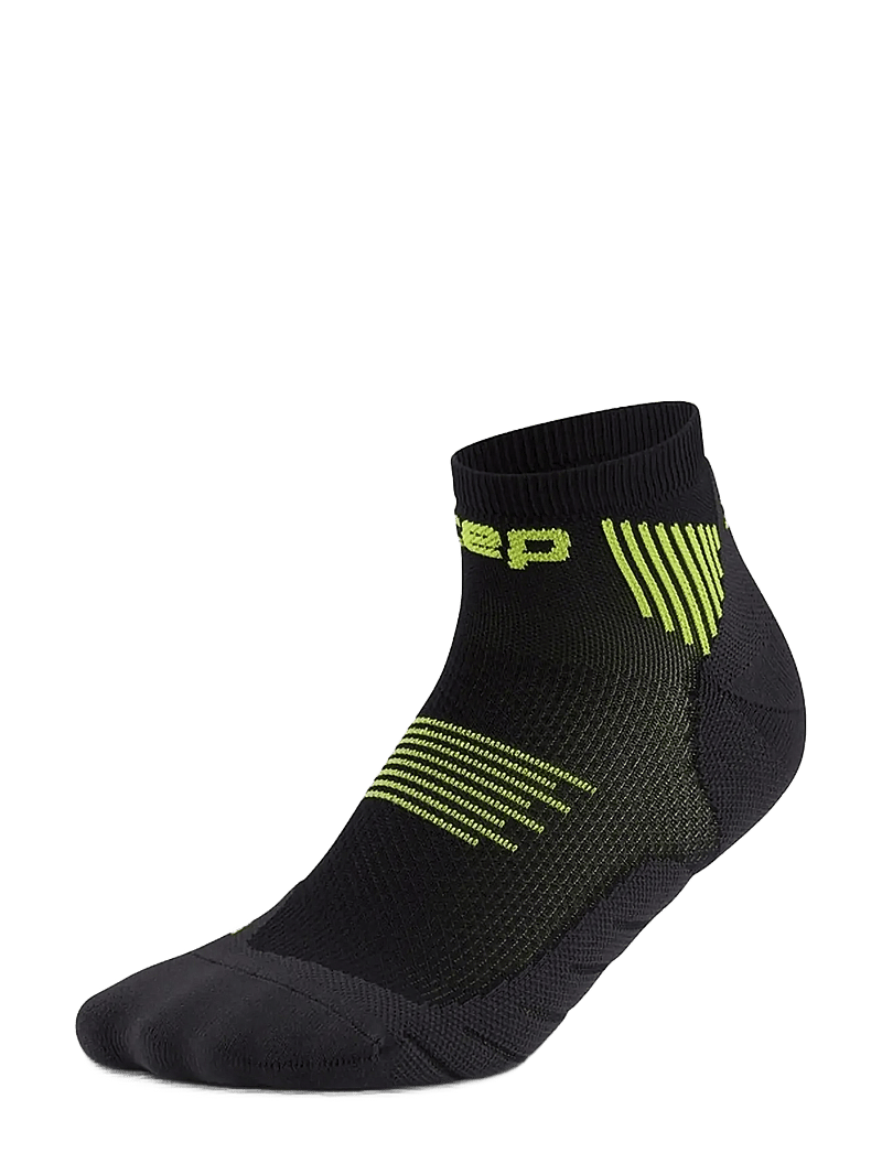 CEP - CORE RUN SOCKS, LOW CUT, 5.0 - sportsocken - black/lime - 1