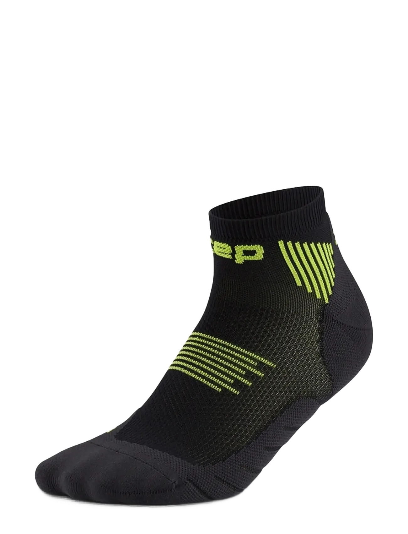 CEP - CORE RUN SOCKS, LOW CUT, 5.0 - spordisokid - black/lime - 1