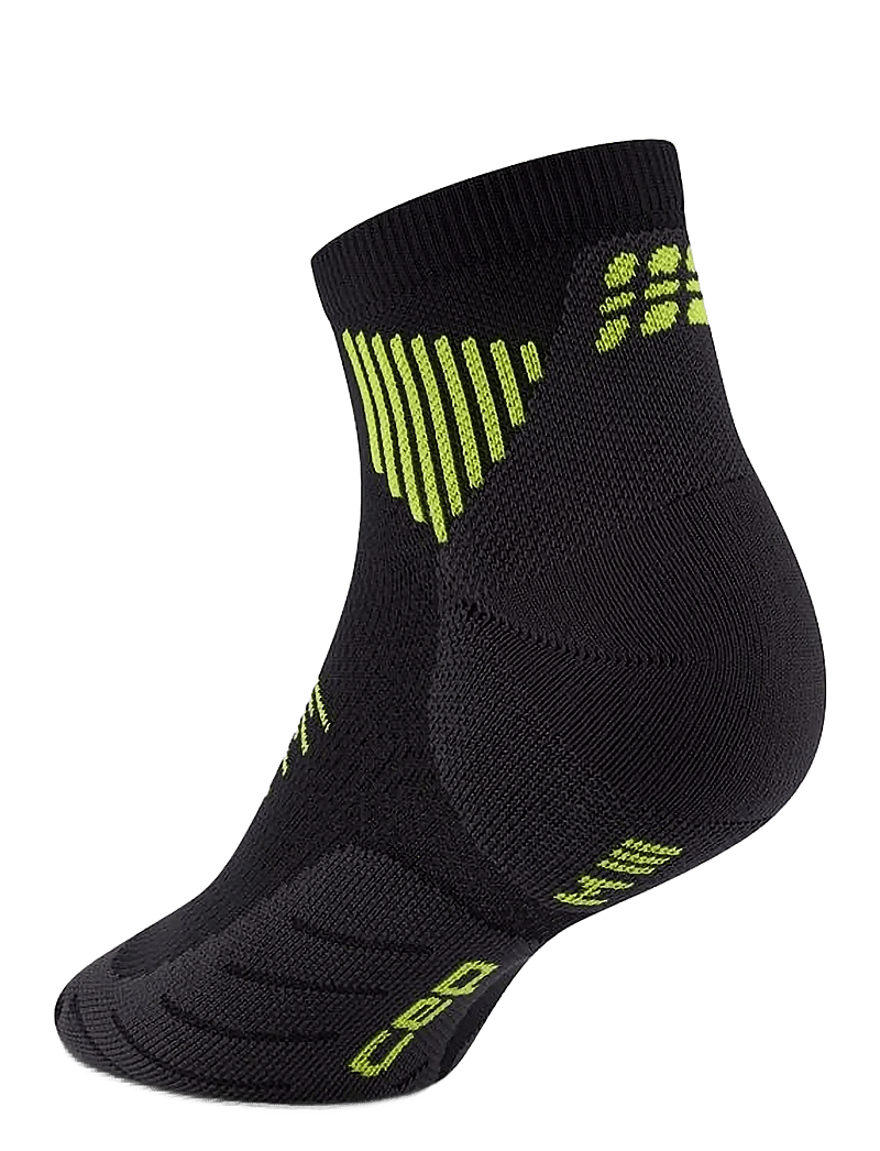 CEP - CORE RUN SOCKS, LOW CUT, 5.0 - sportsocken - black/lime - 2