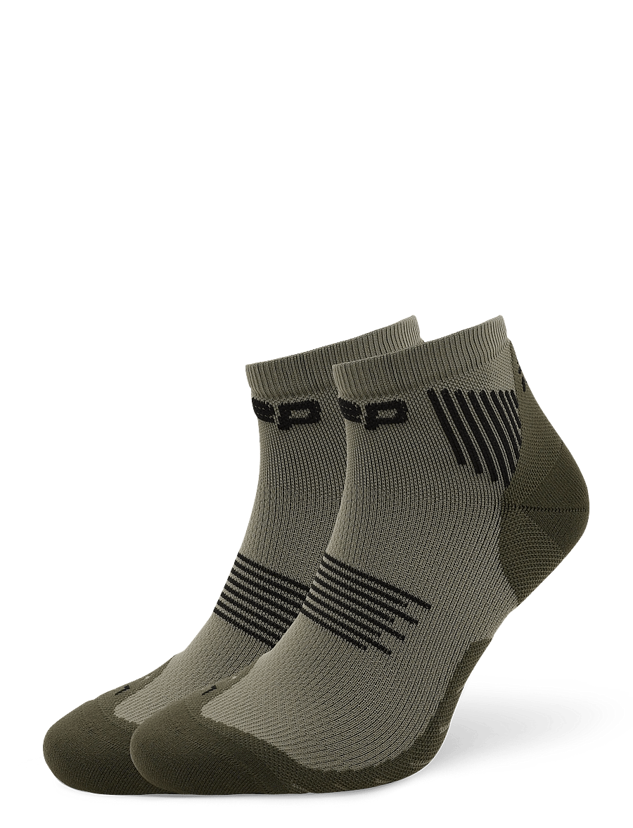 CEP - CORE RUN SOCKS, LOW CUT, 5.0 - olive - 0