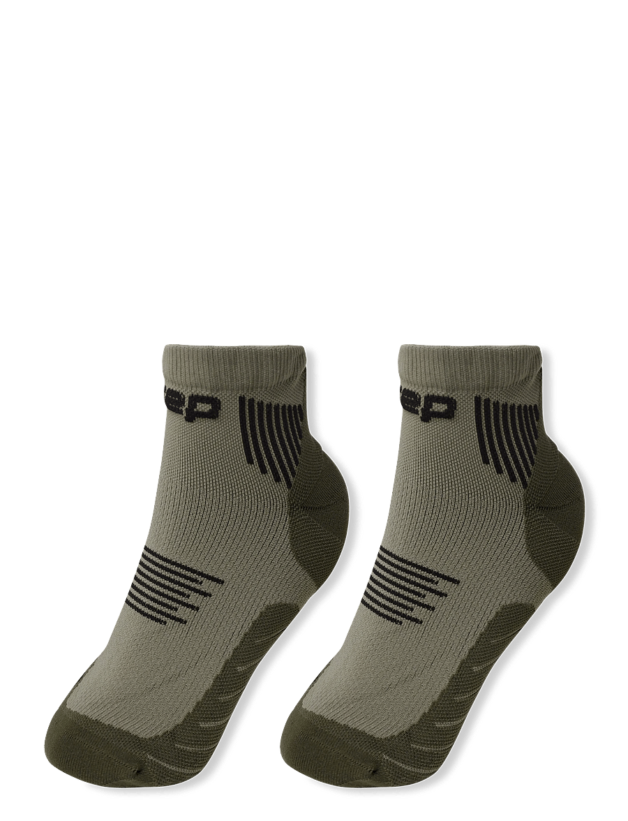 CEP - CORE RUN SOCKS, LOW CUT, 5.0 - olive - 1