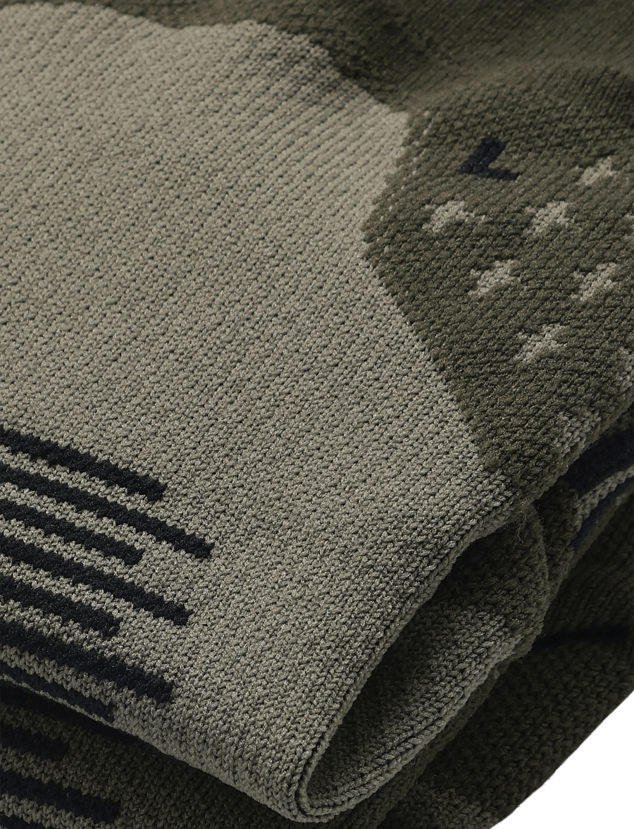 CEP - CORE RUN SOCKS, LOW CUT, 5.0 - olive - 2