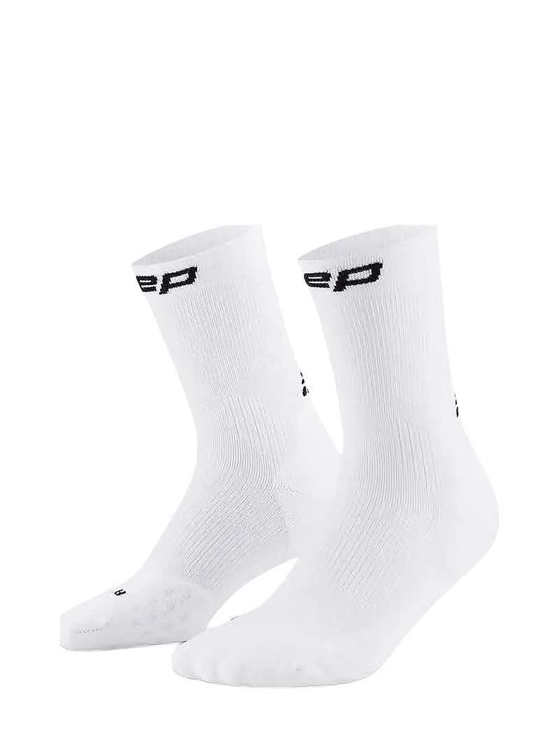 CEP - CORE RUN SOCKS, MID CUT, 5.0 - träningsstrumpor - white - 0