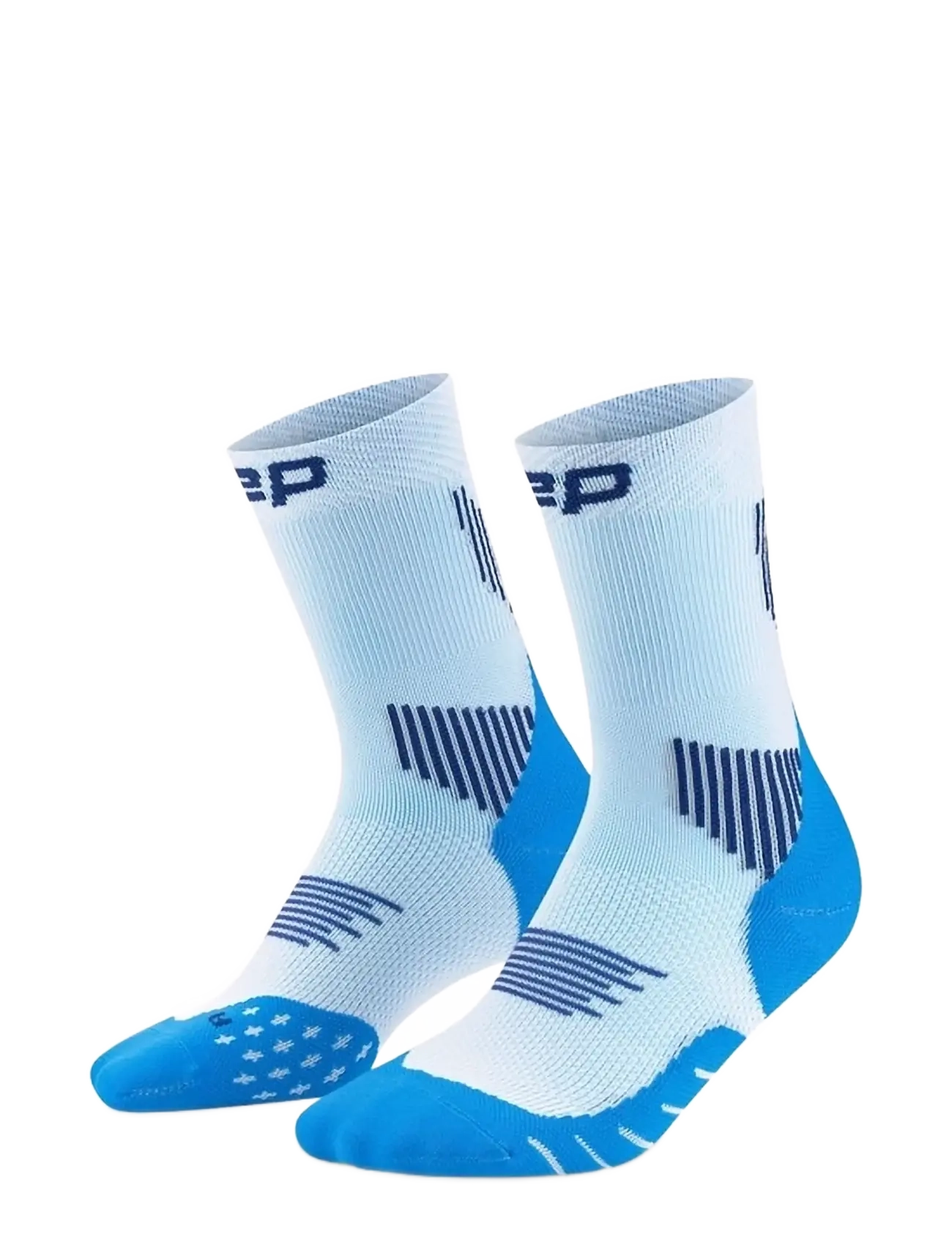 CEP CORE RUN SOCKS, MID CUT, 5.0 - Underkläder - BLUE/ICE / blue
