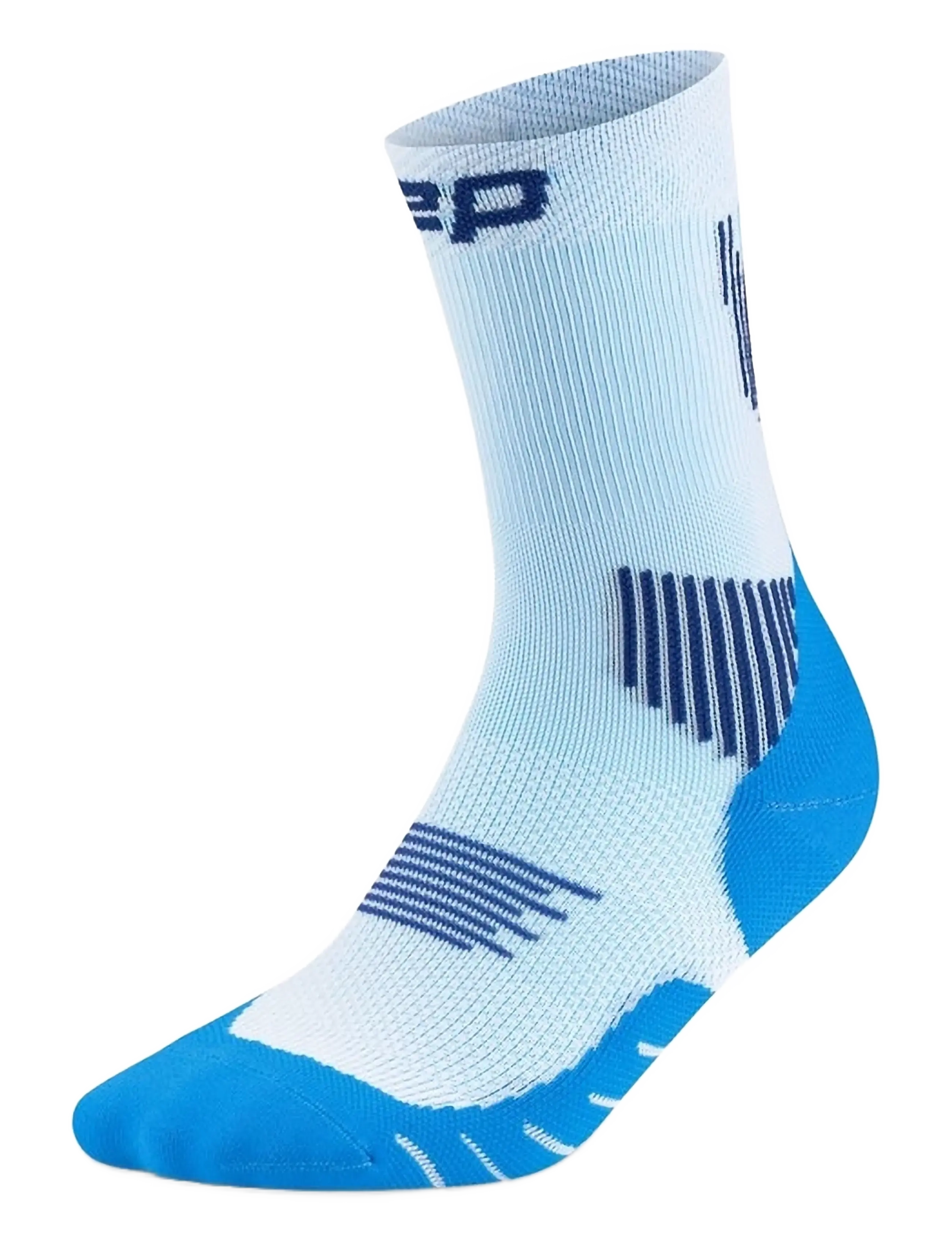 CEP - CORE RUN SOCKS, MID CUT, 5.0 - laveste priser - blue/ice - 1