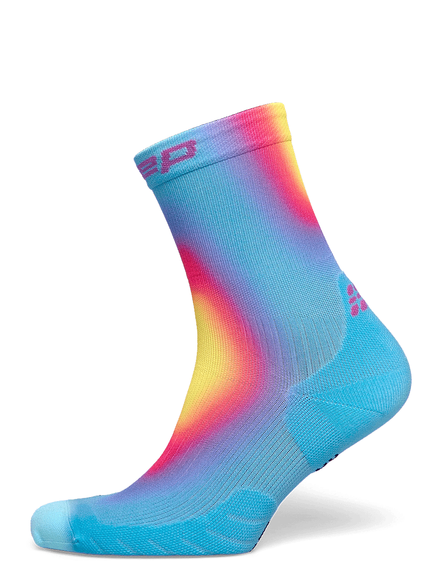 CEP - CORE RUN EDT. GRADIENT SOCKS, MID CUT, 5.0 - blue/yellow - 0