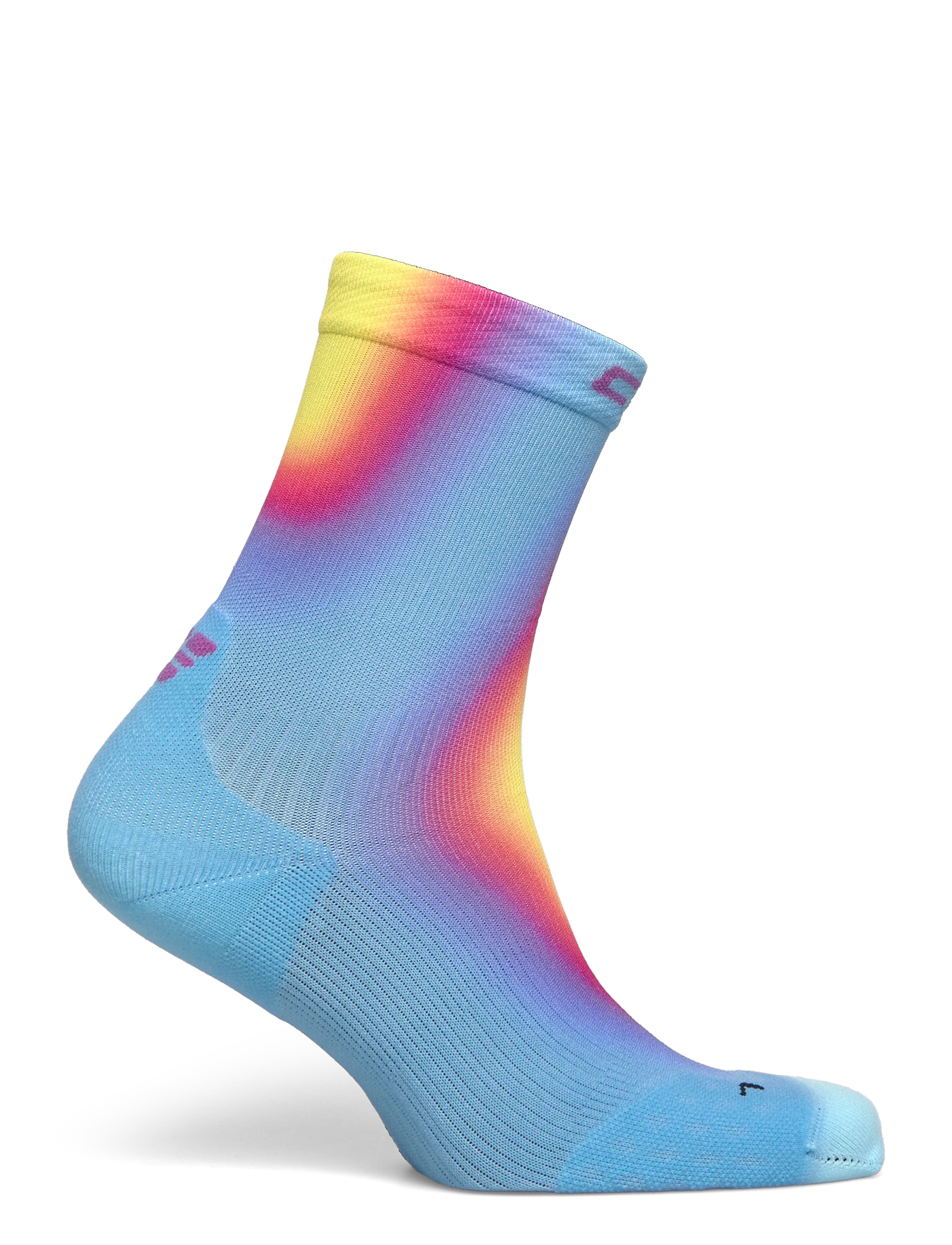 CEP - CORE RUN EDT. GRADIENT SOCKS, MID CUT, 5.0 - blue/yellow - 1