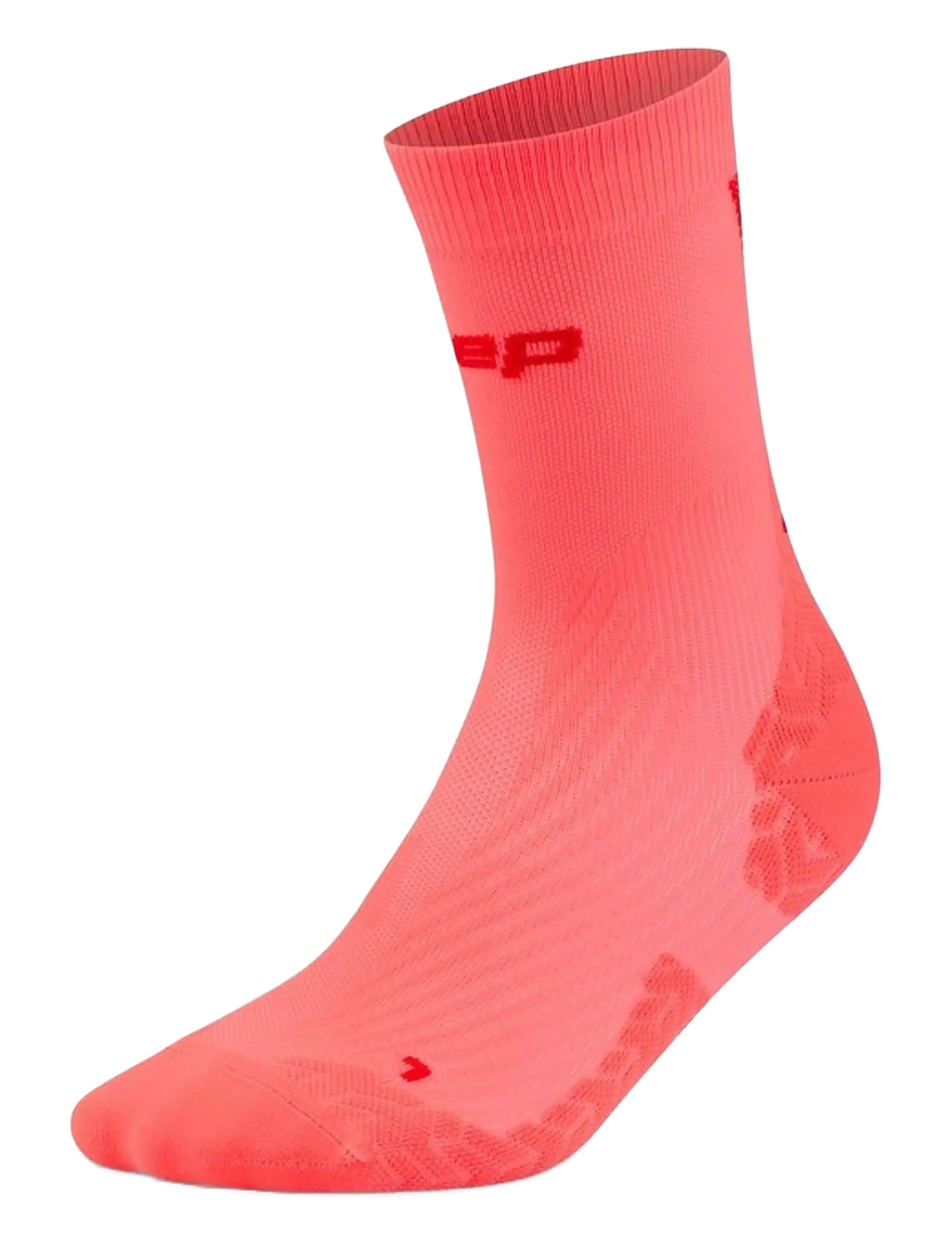 CEP - CORE RUN ULTRALIGHT SOCKS, MID CUT, 4.0 - träningsstrumpor - neon coral/red - 1