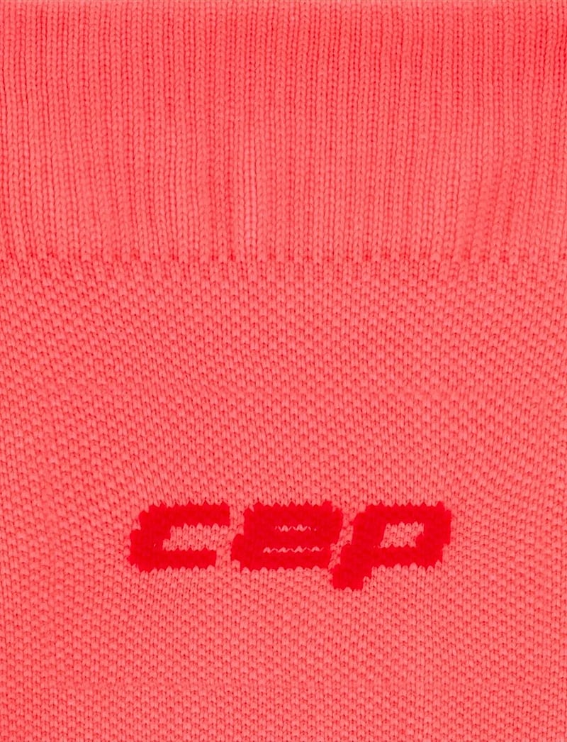 CEP - CORE RUN ULTRALIGHT SOCKS, MID CUT, 4.0 - spordisokid - neon coral/red - 2
