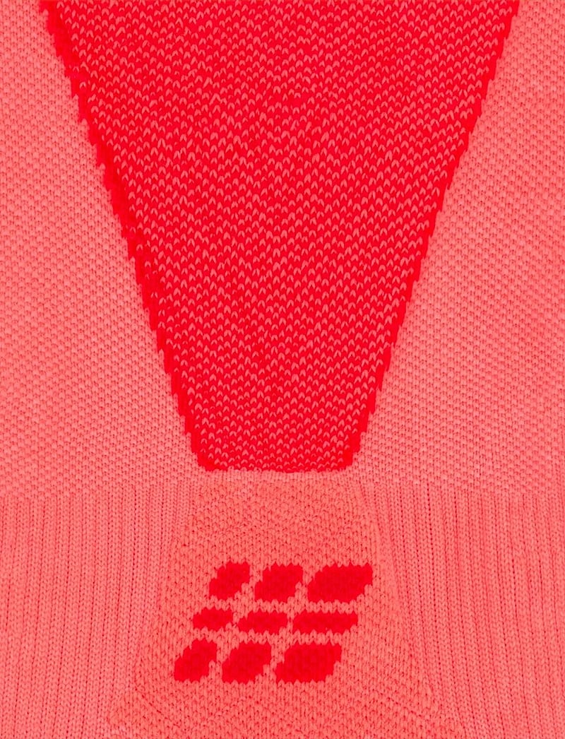CEP - CORE RUN ULTRALIGHT SOCKS, MID CUT, 4.0 - spordisokid - neon coral/red - 3