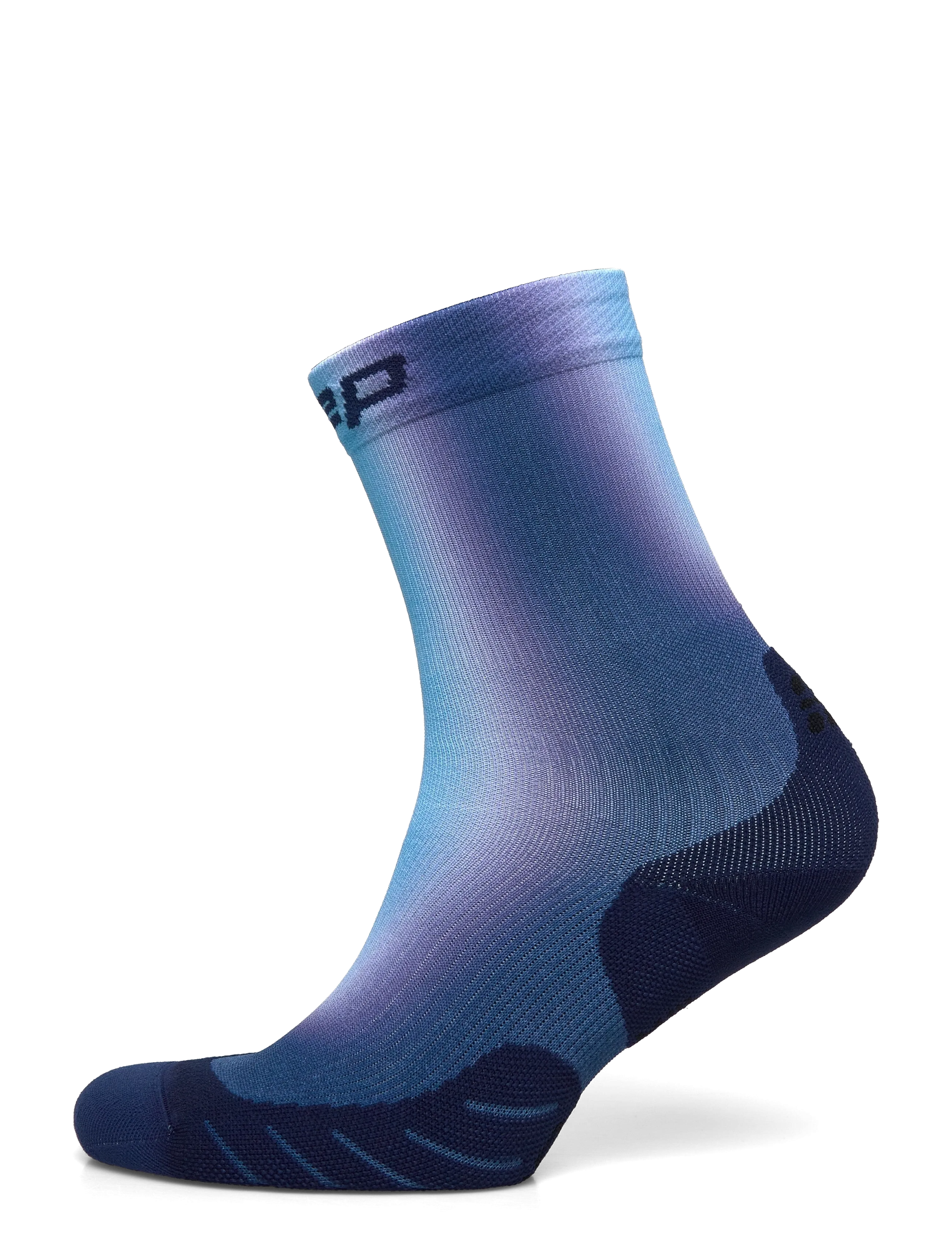 CEP CORE RUN EDT. GRADIENT SOCKS, MID CUT, 5.0 - Socks - BLUE / blue