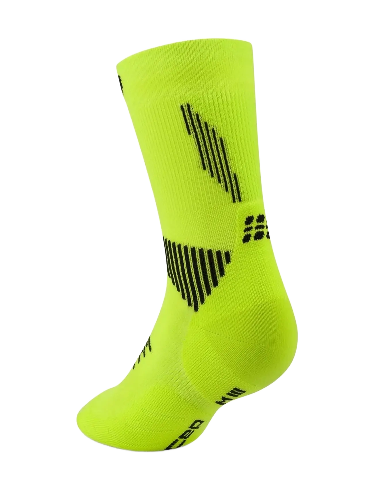 CEP - CORE RUN SOCKS, MID CUT, 5.0 - die niedrigsten preise - lime/black - 2
