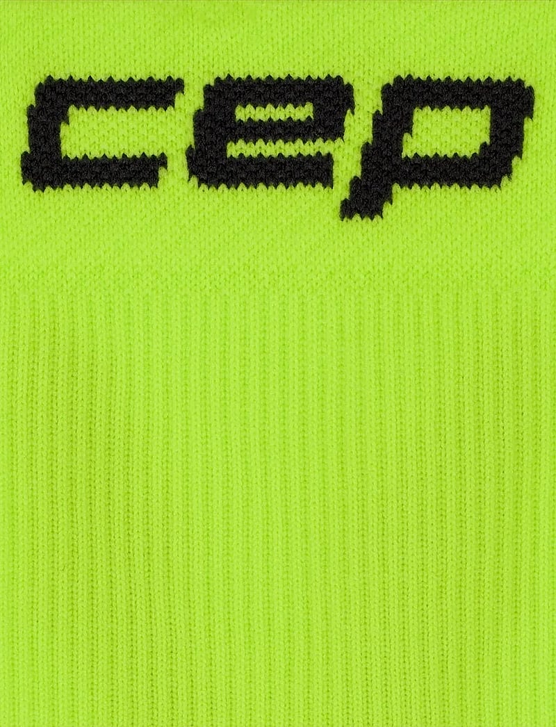 CEP - CORE RUN SOCKS, MID CUT, 5.0 - sportsocken - lime/black - 3