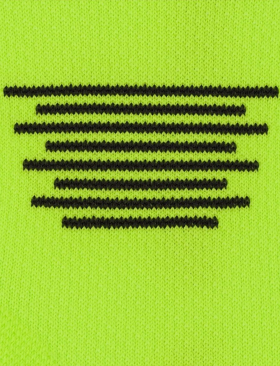 CEP - CORE RUN SOCKS, MID CUT, 5.0 - Íþróttasokkar - lime/black - 4