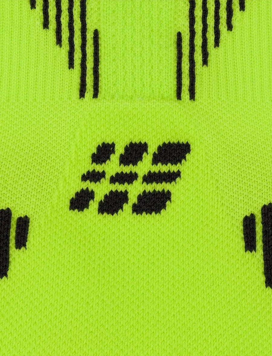 CEP - CORE RUN SOCKS, MID CUT, 5.0 - Íþróttasokkar - lime/black - 5