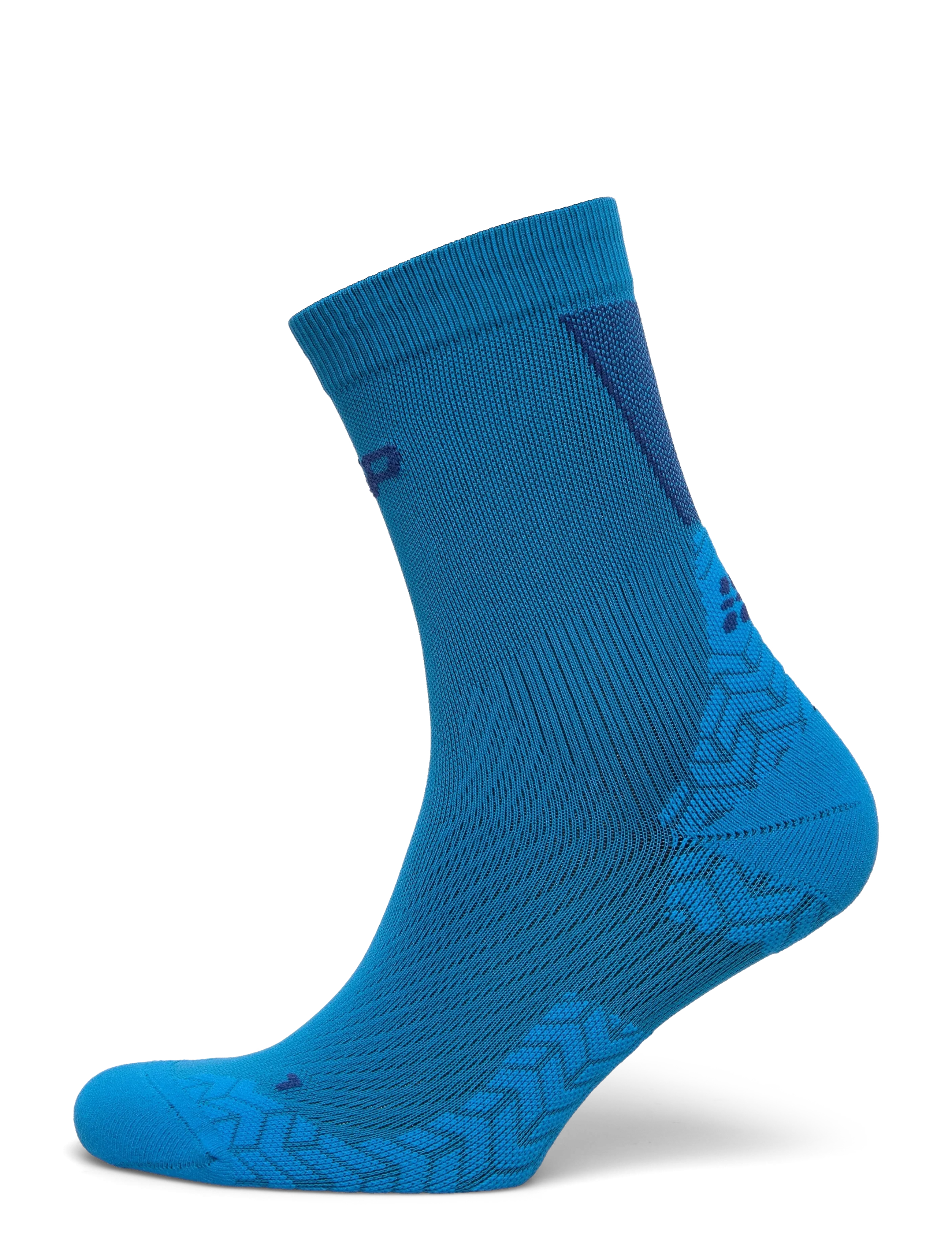 CEP Core Run Ultralight Socks, Mid Cut, 4.0, V, Blue, Sport Clothing > Sport Socks, Herre