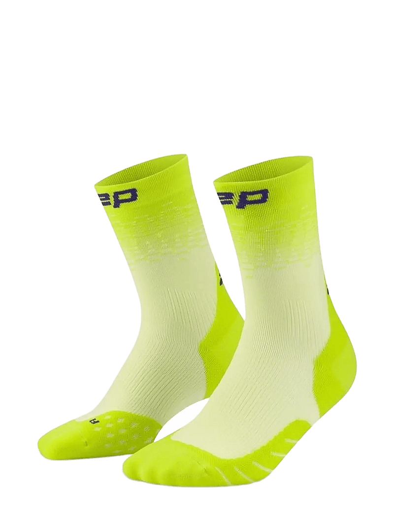 CEP - CORE RUN EDT. FADE SOCKS, MID CUT - strümpfe - lime/blue - 0