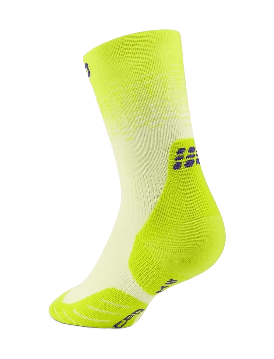 CEP - CORE RUN EDT. FADE SOCKS, MID CUT - aluspesu ja sokid - lime/blue - 2