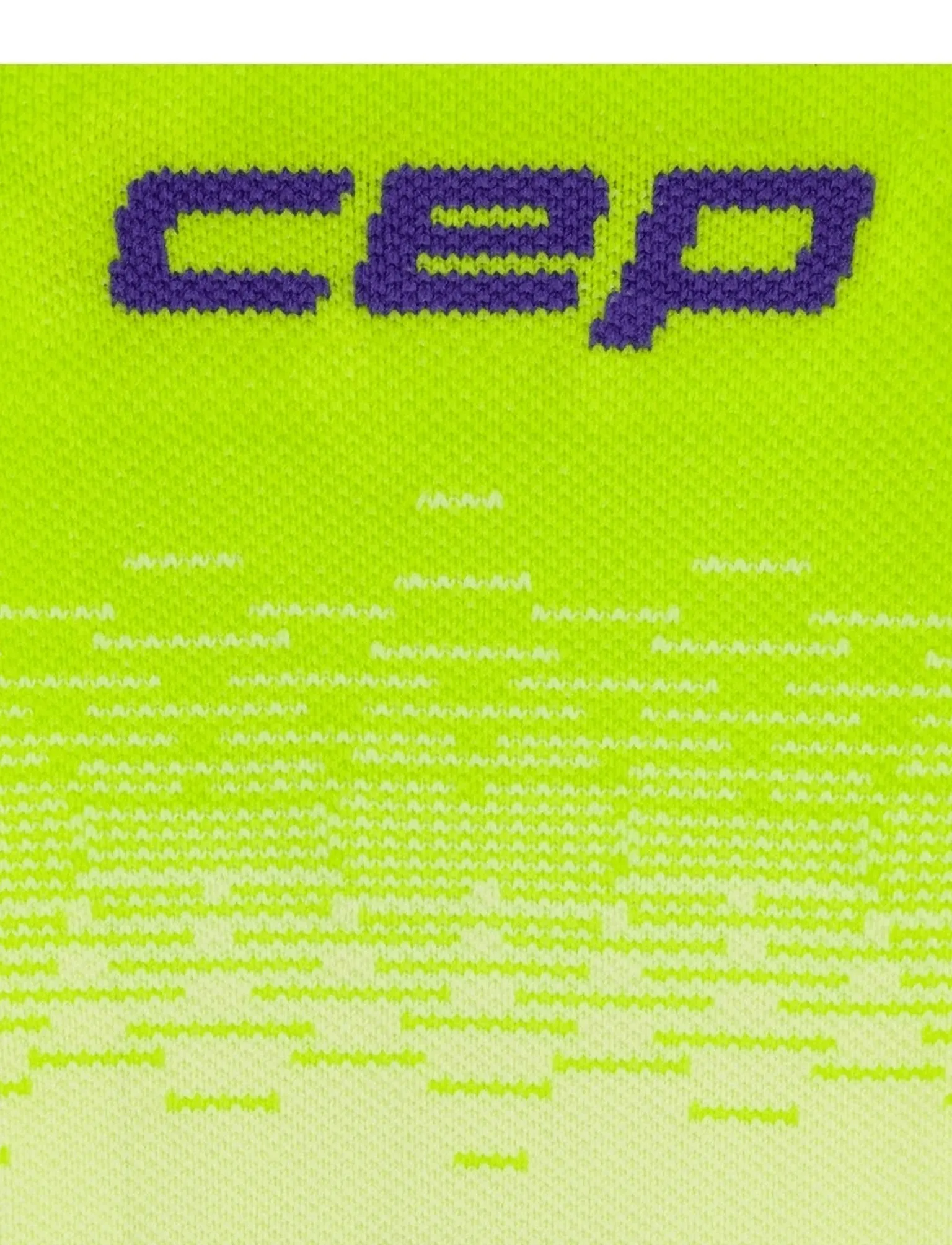 CEP - CORE RUN EDT. FADE SOCKS, MID CUT - aluspesu ja sokid - lime/blue - 5