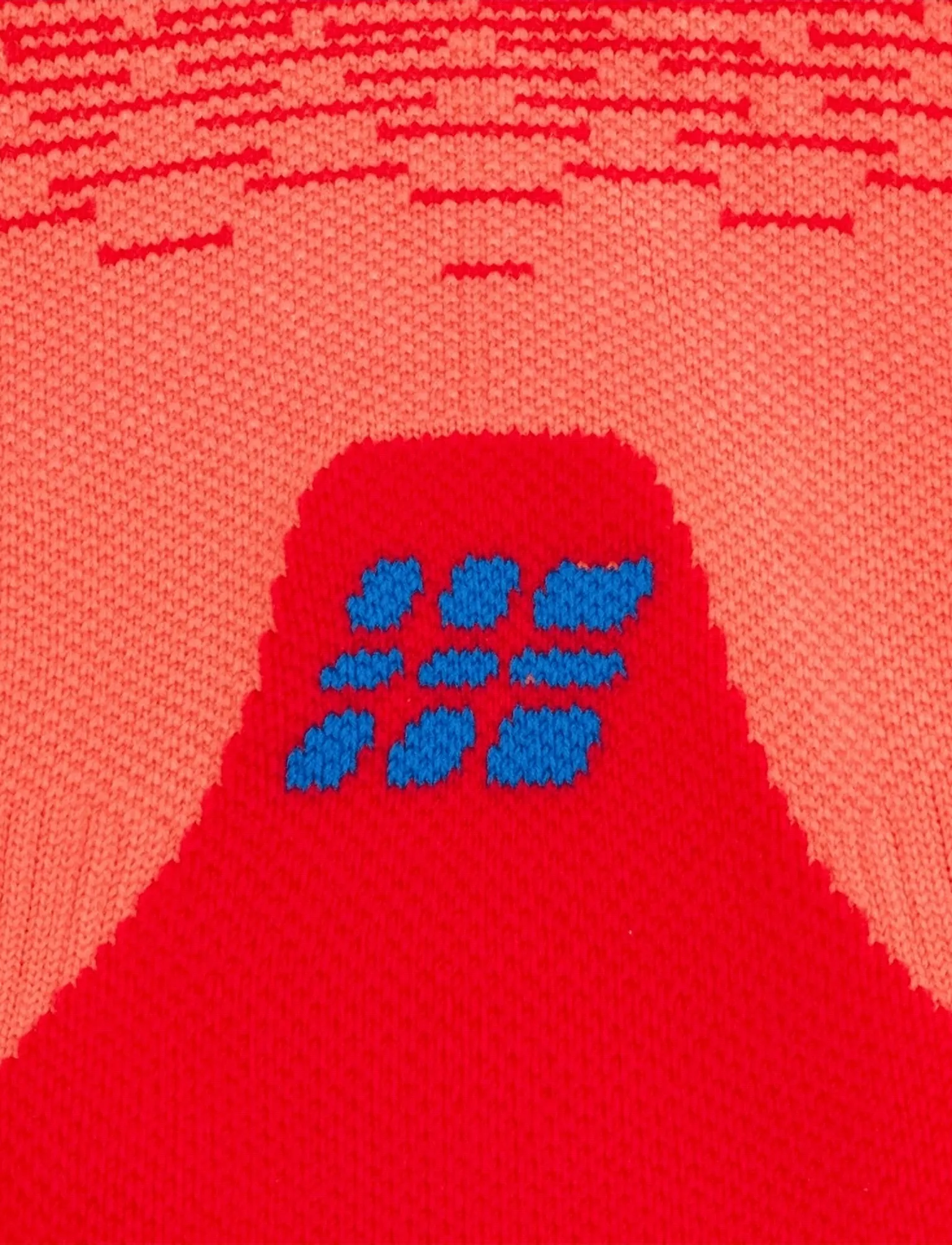 CEP - CORE RUN EDT. FADE SOCKS, MID CUT - strümpfe - red/blue - 3