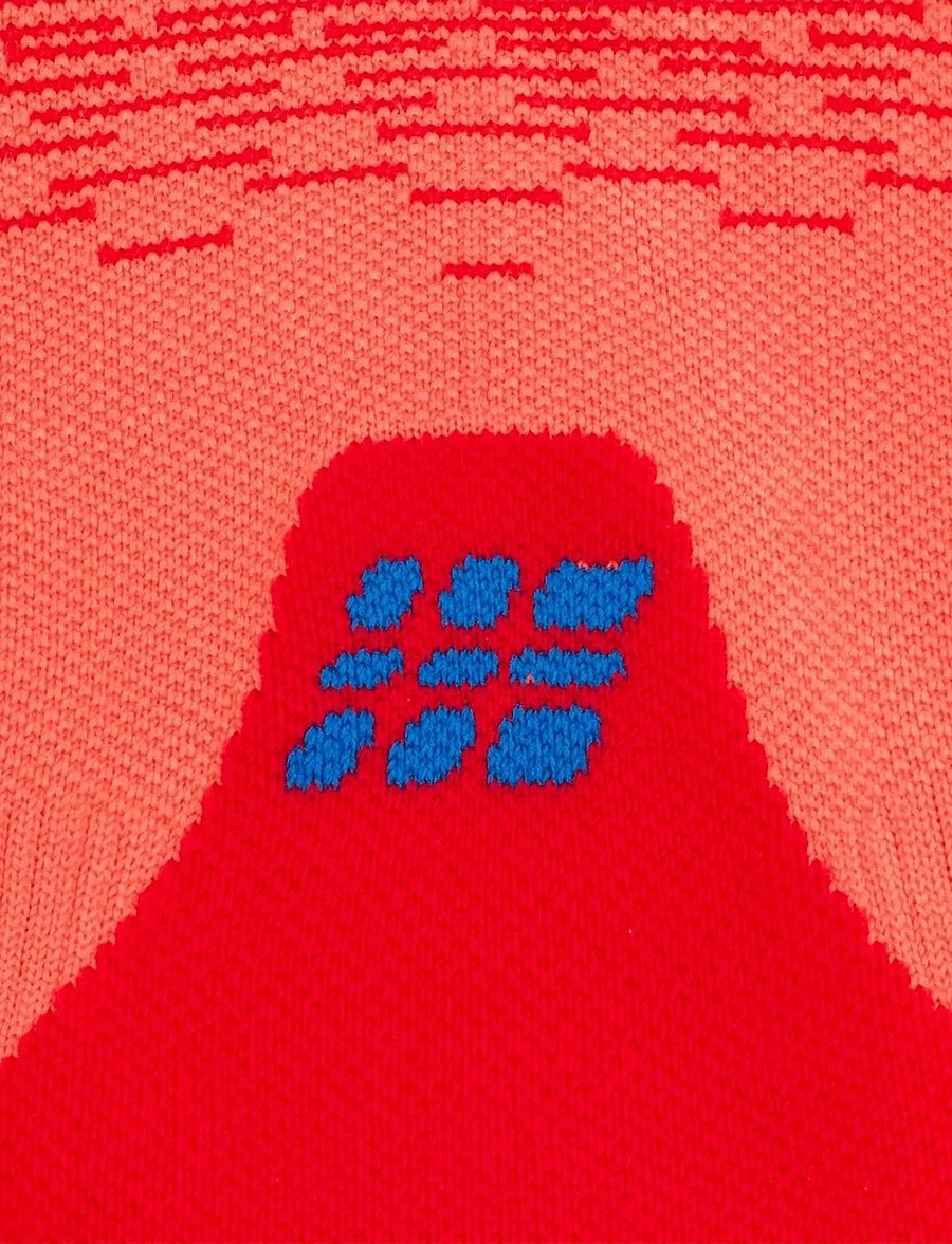CEP - CORE RUN EDT. FADE SOCKS, MID CUT - strümpfe - red/blue - 3