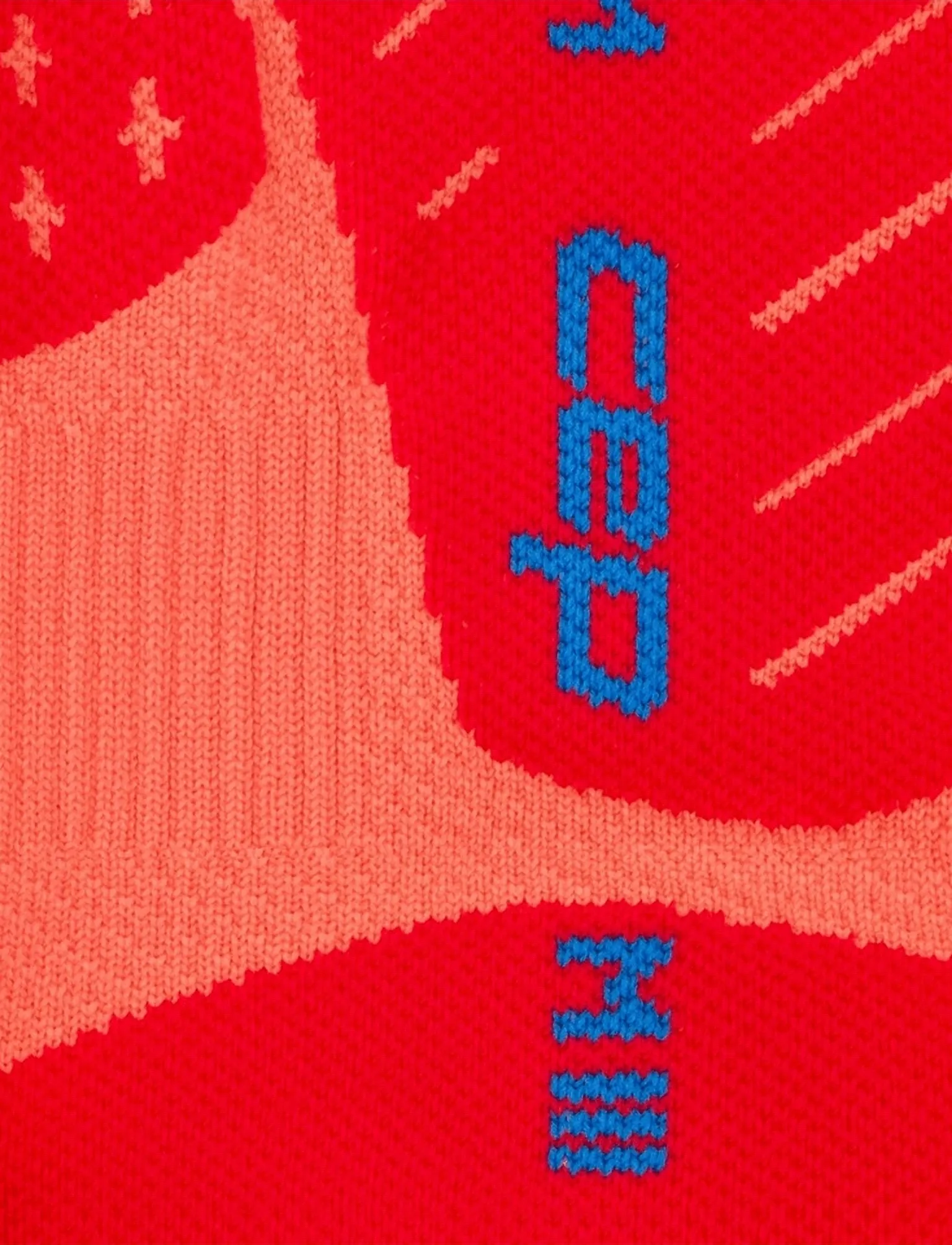 CEP - CORE RUN EDT. FADE SOCKS, MID CUT - strümpfe - red/blue - 4