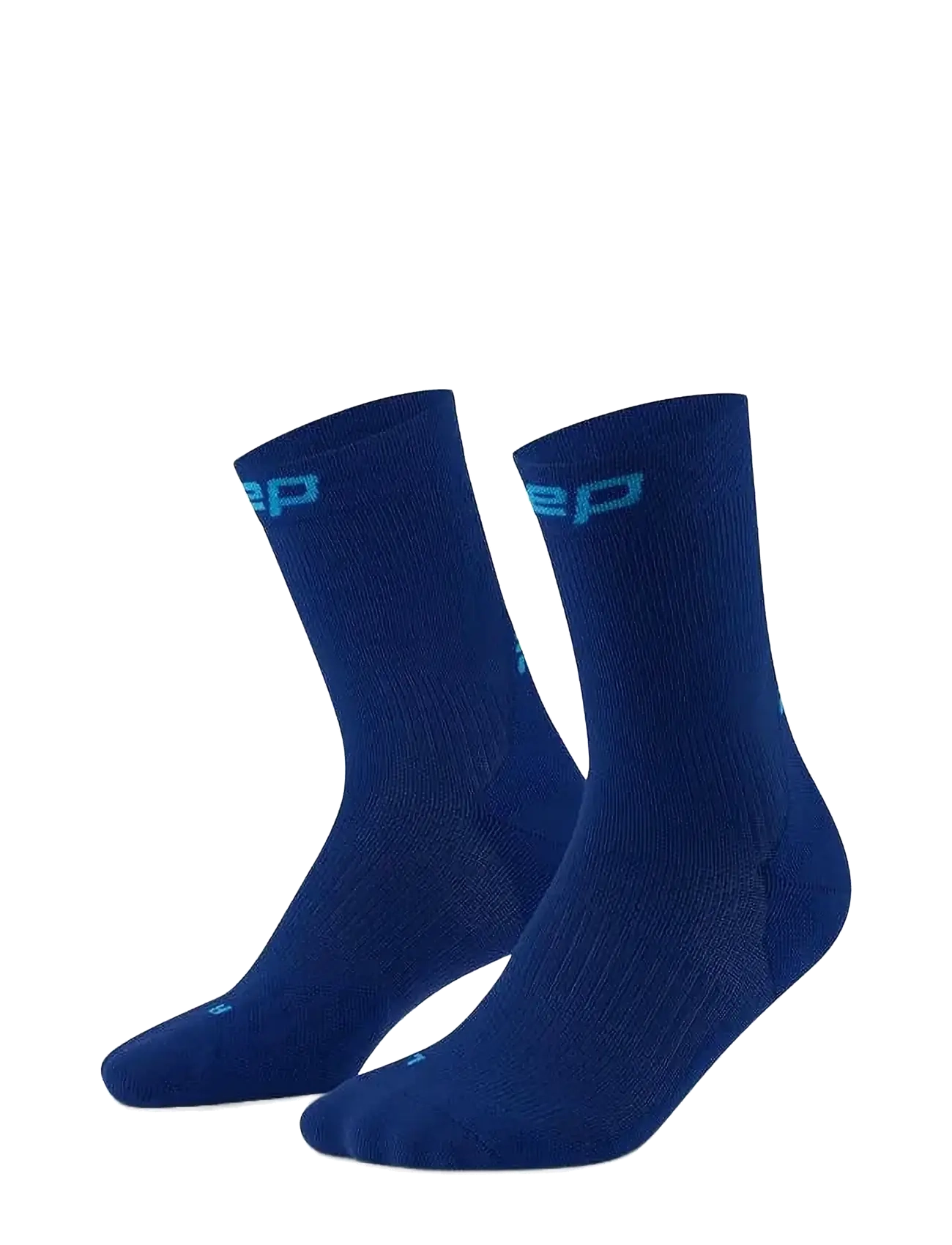 CEP Core Run Socks, Mid Cut, 5.0, 45-48, Blue, Sport Clothing > Sport Socks, Herre