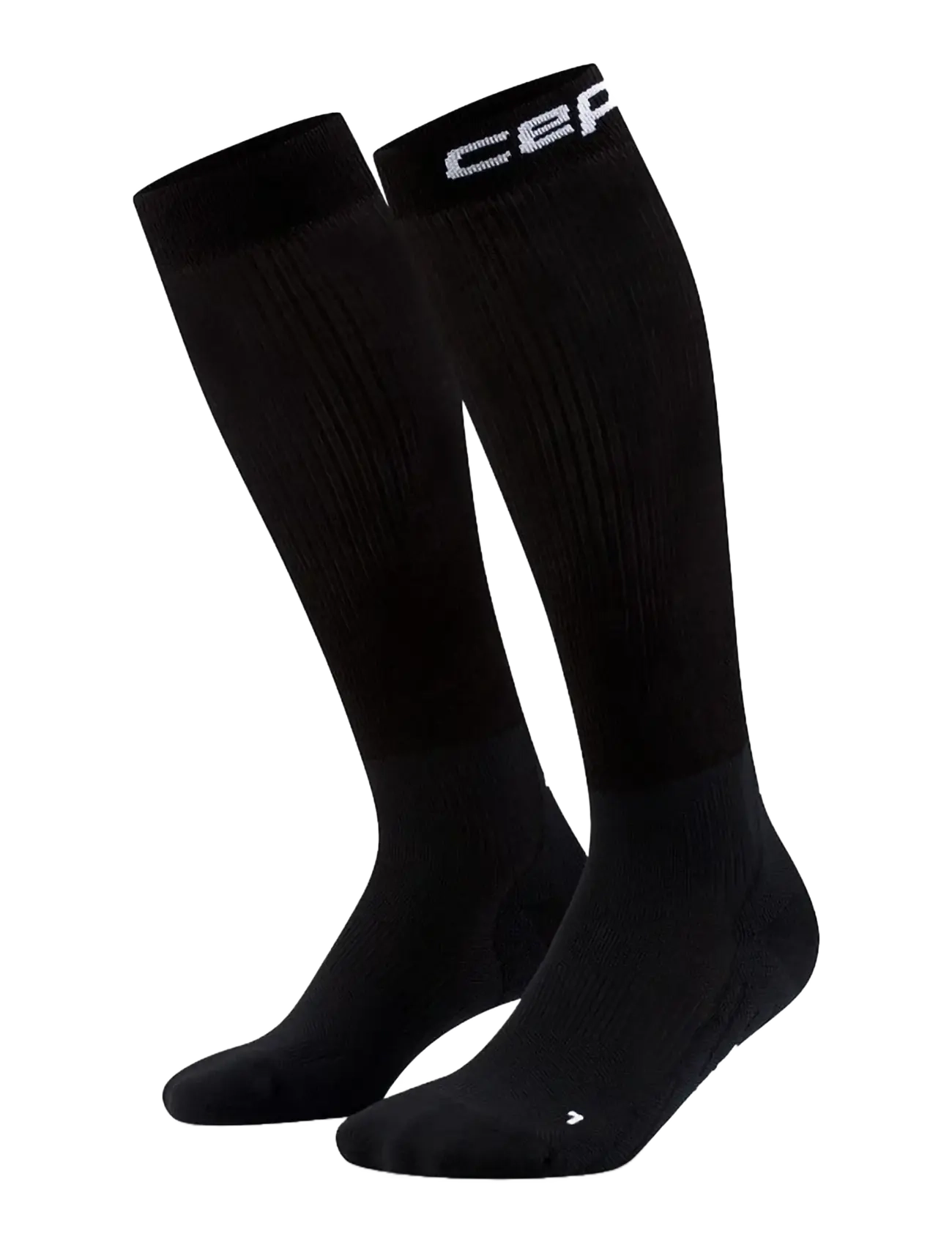 CEP CORE RECOVERY SOCKS, TALL, 2.0 - Riided - BLACK / black