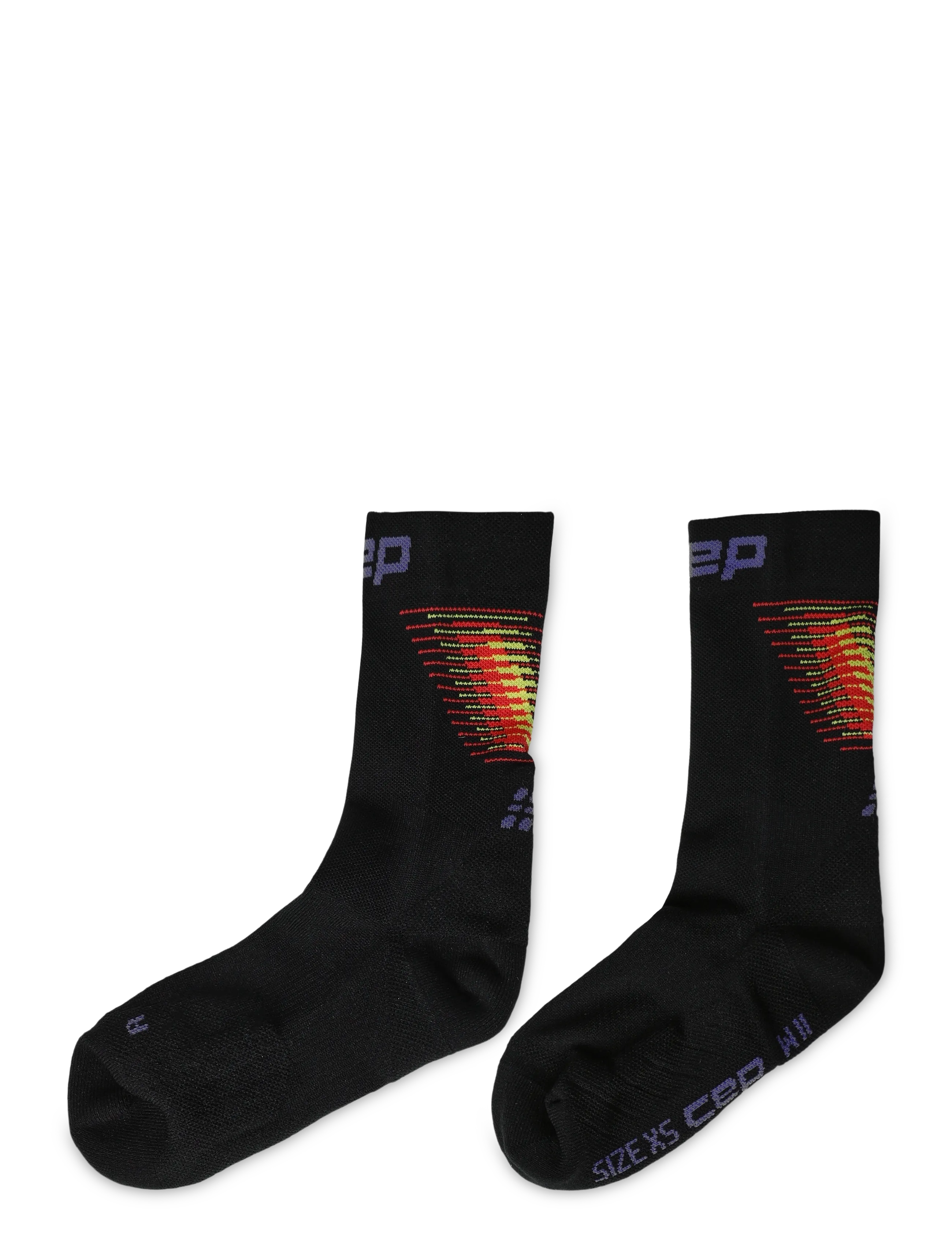 CEP - CORE RUN EDT. HALO SOCKS, MID CUT - undertøj og sokker - black/red - 1