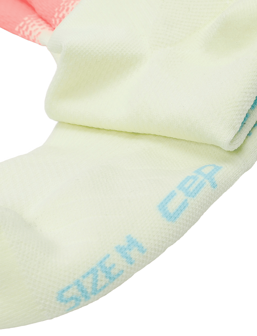 CEP - CORE RUN EDT. SPLIT SOCKS, MID CUT, 5.0 - lime/neon coral - 2