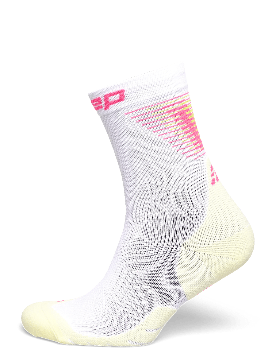 CEP - CORE RUN EDT. HALO SOCKS, MID CUT - underwear & socks - white/lime - 0