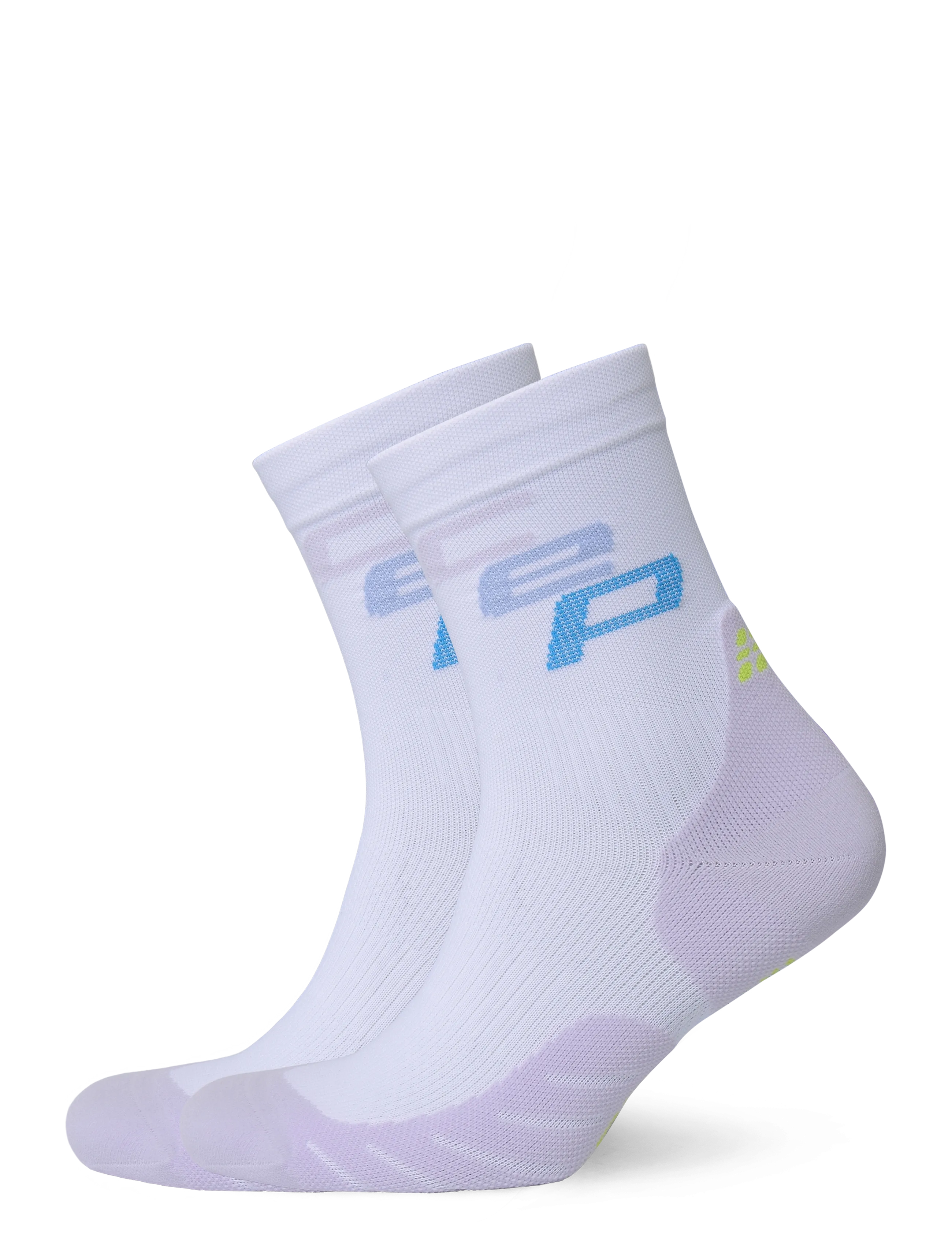 CEP CORE RUN EDT. STEPS SOCKS, MID CUT - View all - WHITE/LILAC / white