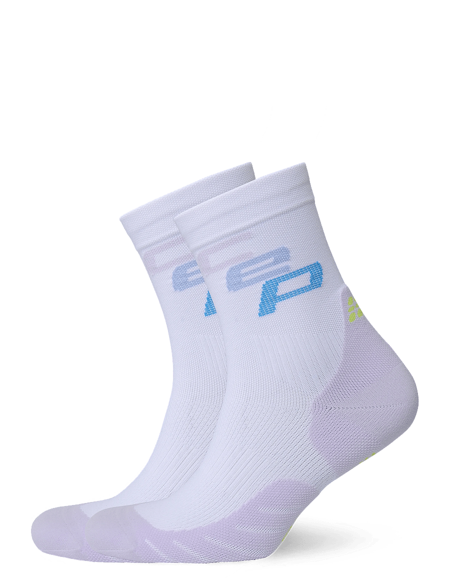 CEP - CORE RUN EDT. STEPS SOCKS, MID CUT - strümpfe - white/lilac - 0