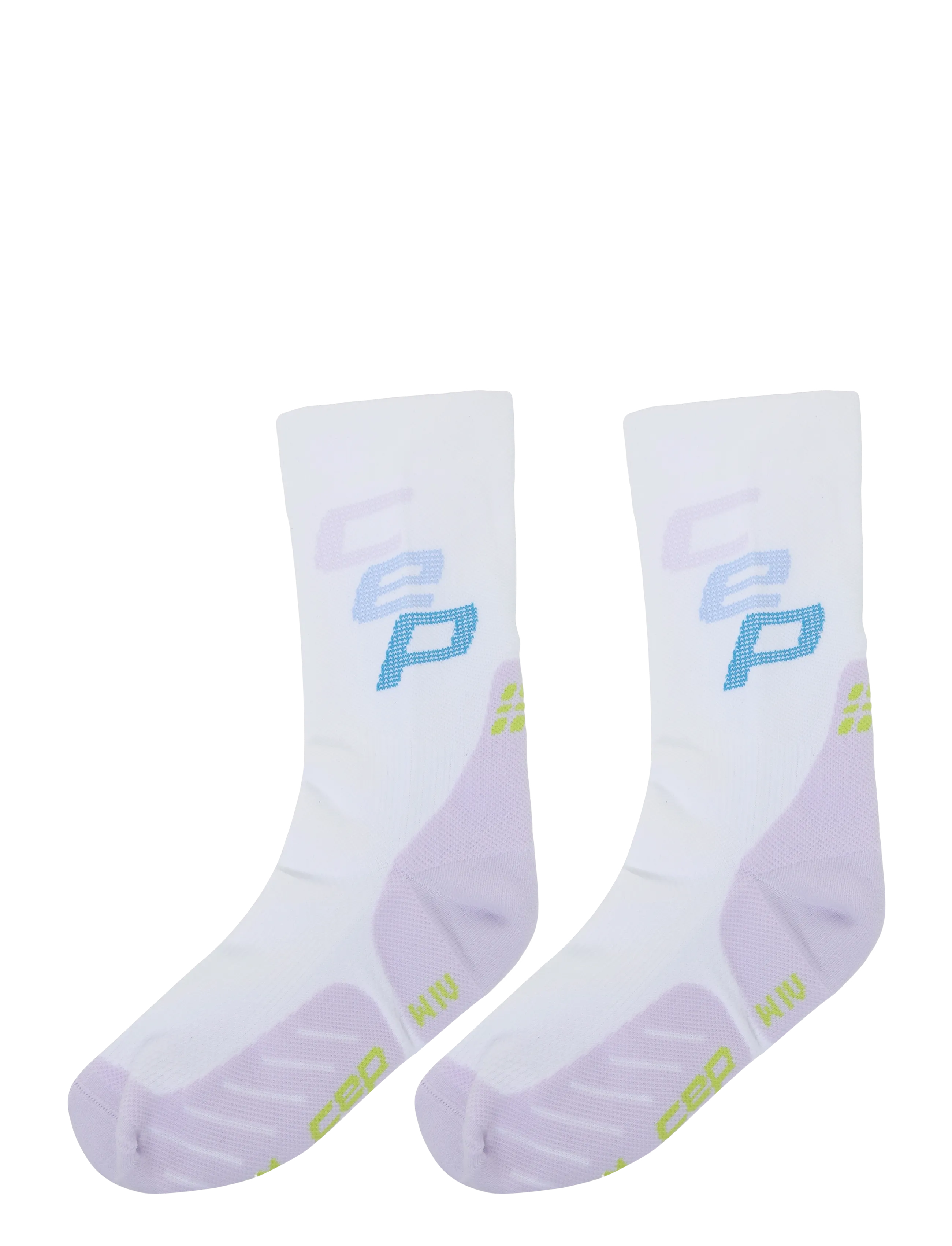 CEP - CORE RUN EDT. STEPS SOCKS, MID CUT - underwear & socks - white/lilac - 1