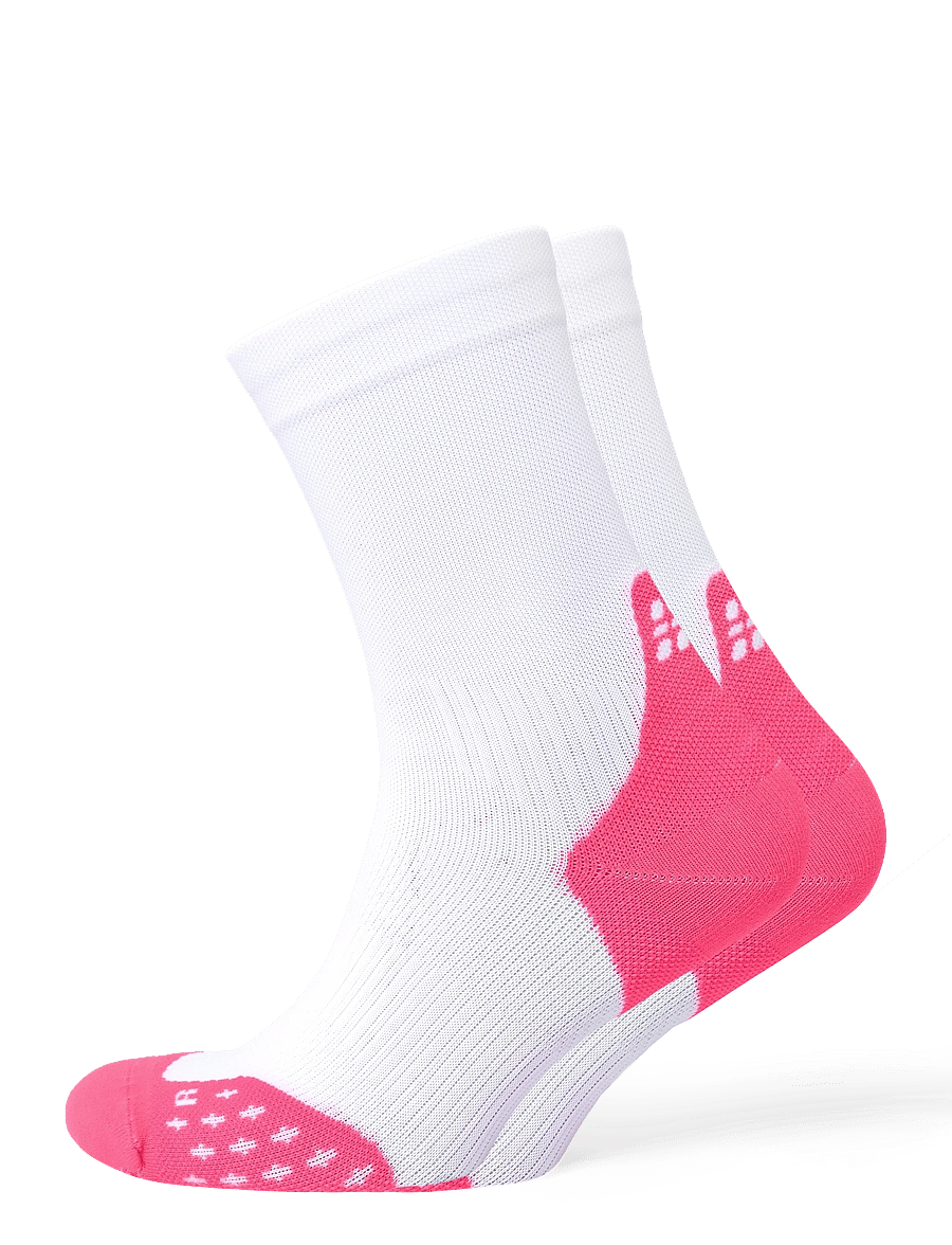 CEP - CORE RUN EDT. STEPS SOCKS, MID CUT - aluspesu ja sokid - white/pink - 0