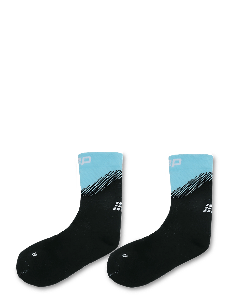 CEP - CORE RUN EDT. SPLIT SOCKS, MID CUT, 5.0 - spordisokid - black/light blue - 1