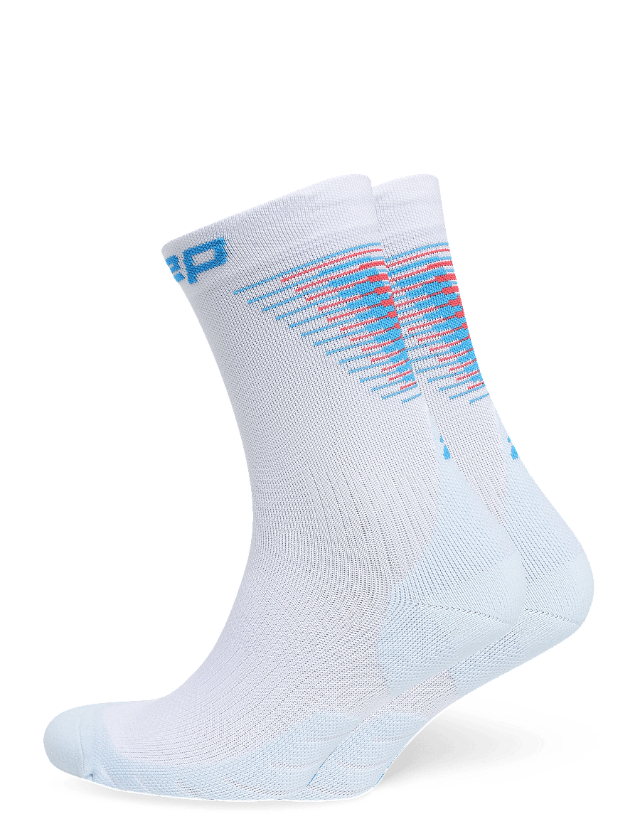 CEP - CORE RUN EDT. HALO SOCKS, MID CUT - white/blue - 0