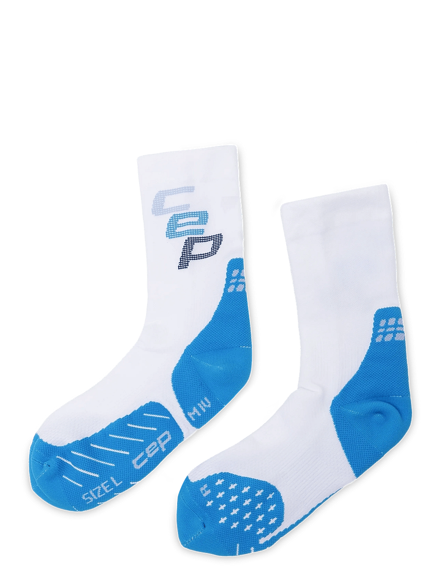 CEP - CORE RUN EDT. STEPS SOCKS, MID CUT - spordisokid - white/blue - 1