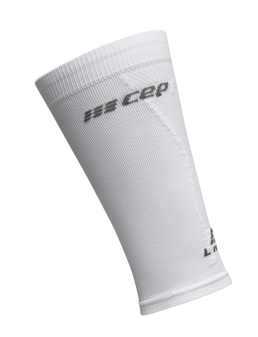 CEP - CEP ultralight sleeves, calf, v3, men - leggstøtte - white - 0