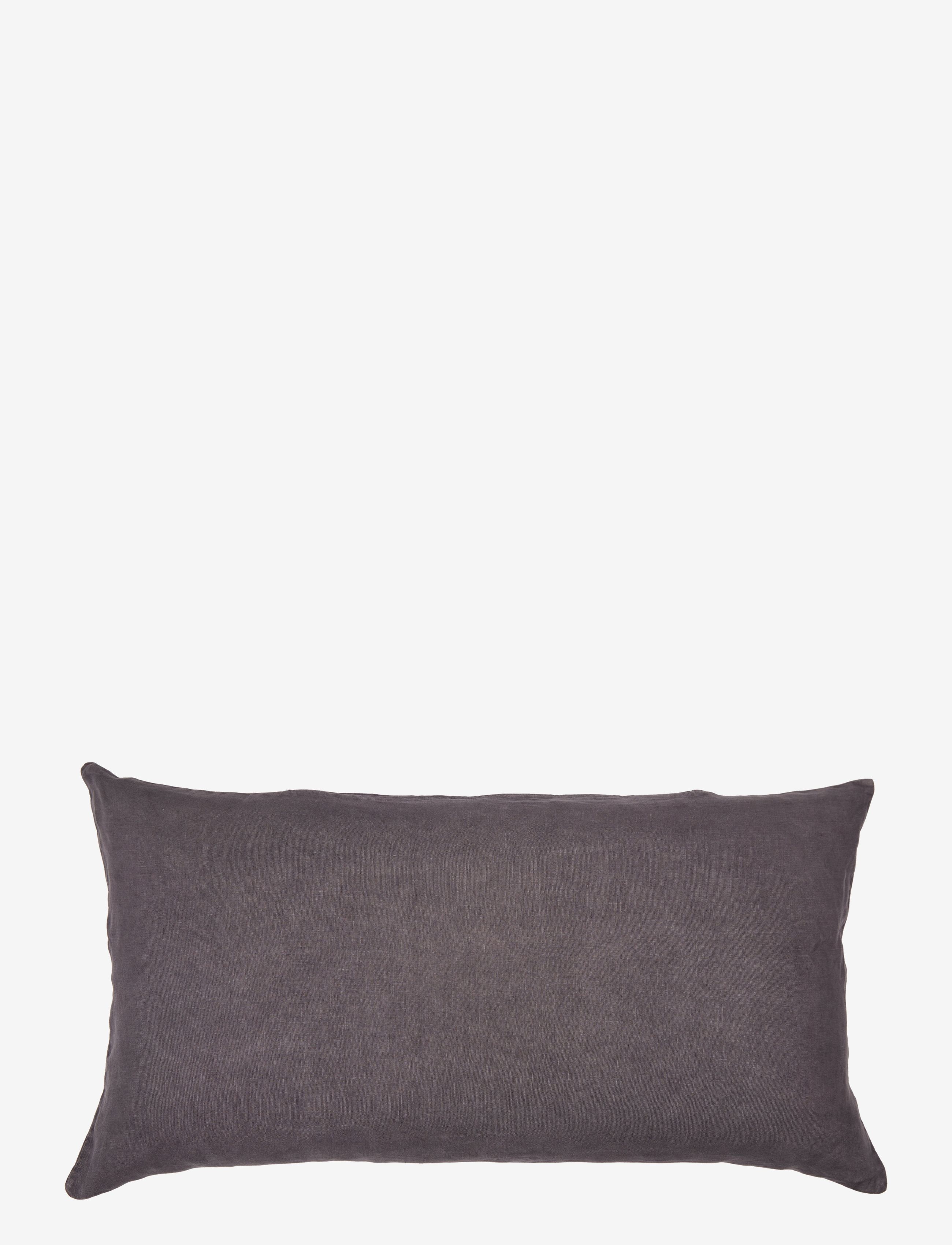C'est Bon Cushion cover linen - Kuddfodral - ANTHRACITE / black