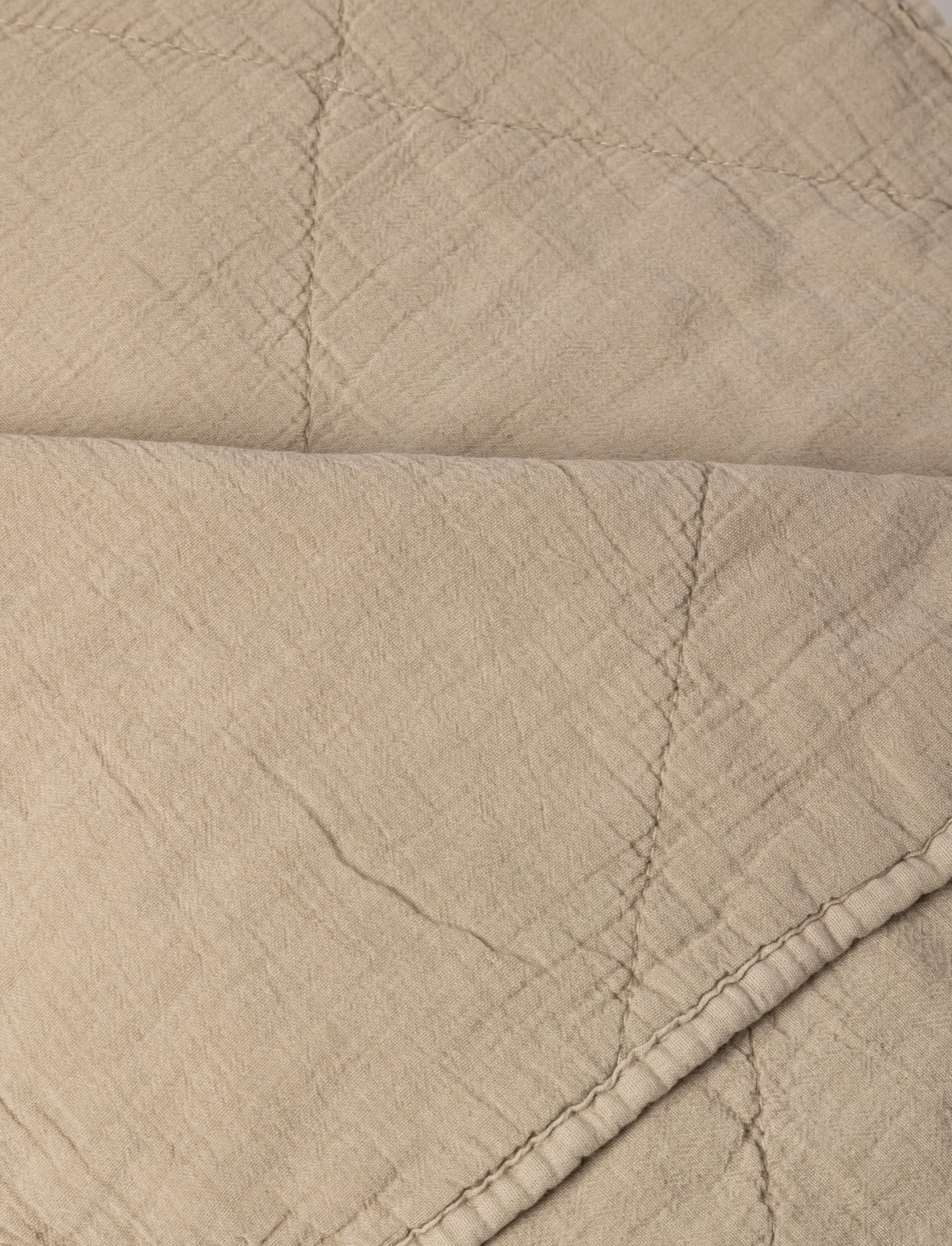 C'est Bon - Bedspread cotton w linentassels - bedspreads - linen - 1