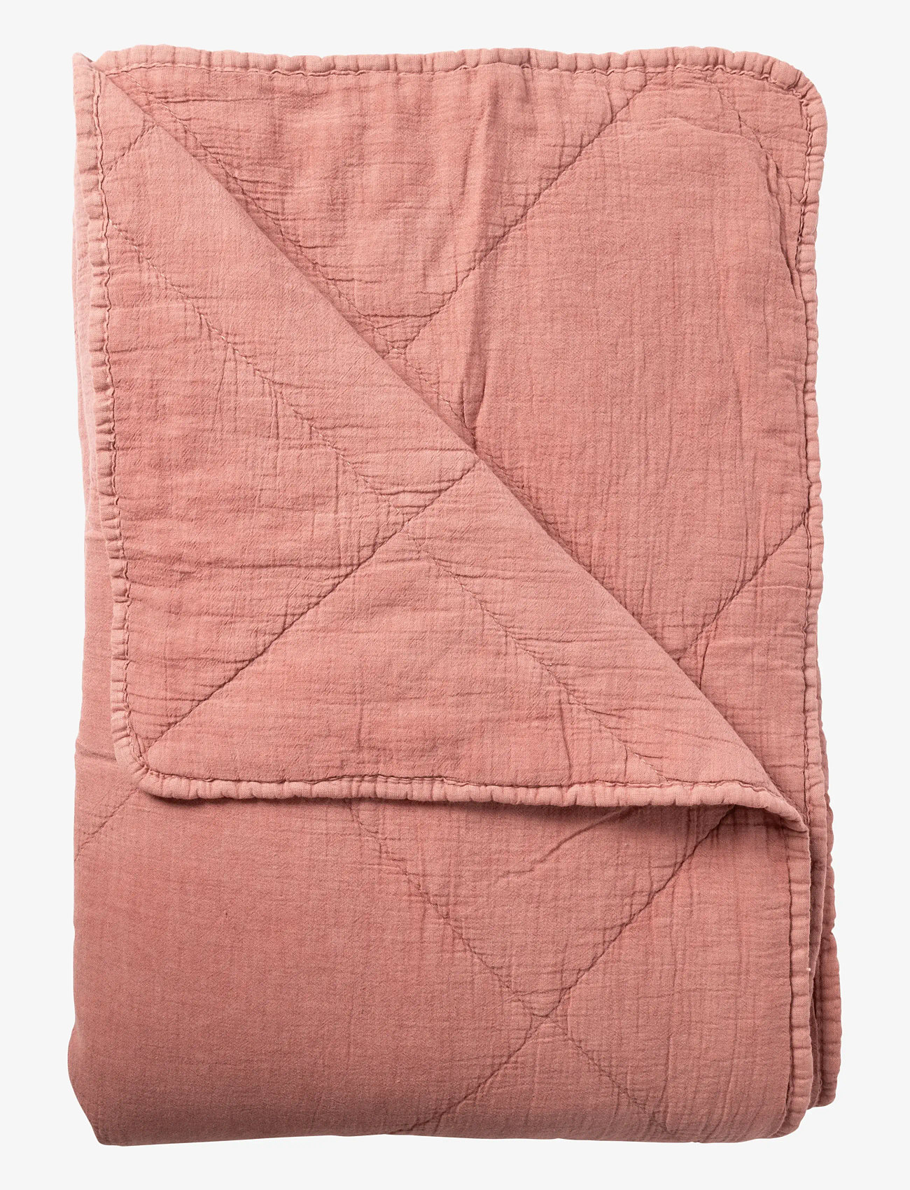 C'est Bon - Bedspread cotton w linentassels - home - old rose - 0