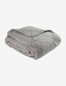 Bedspread cotton w linentassels, C'est Bon