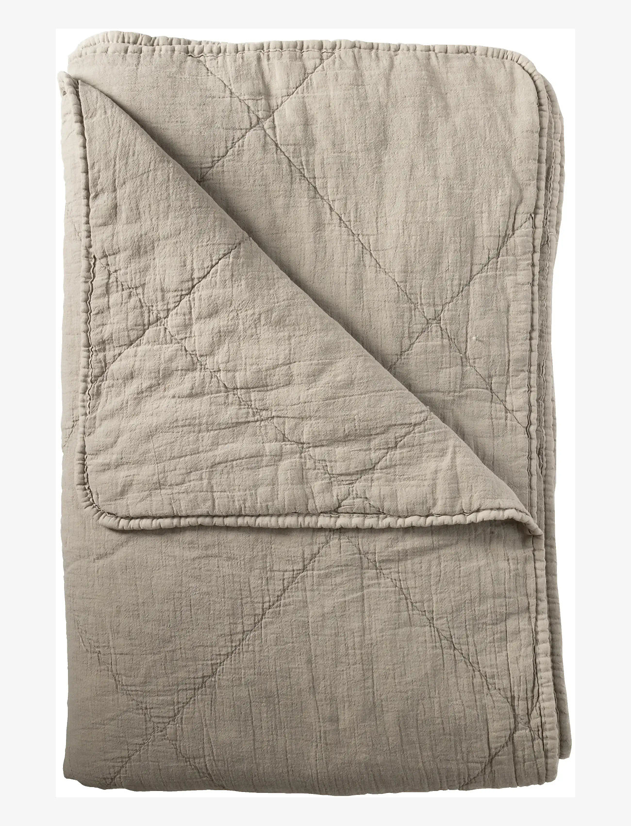 C'est Bon - Bedspread cotton w linentassels - kodu - mouse grey - 0