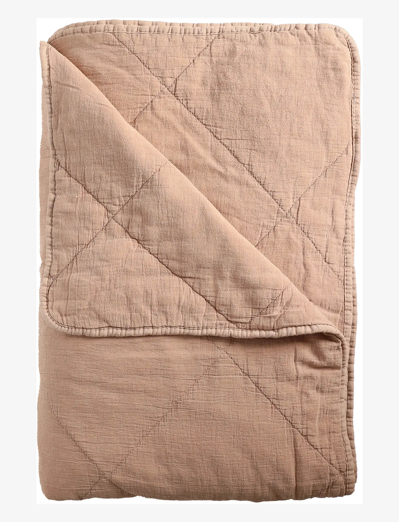 C'est Bon - Bedspread cotton w linentassels - shop by price - light mokka - 0