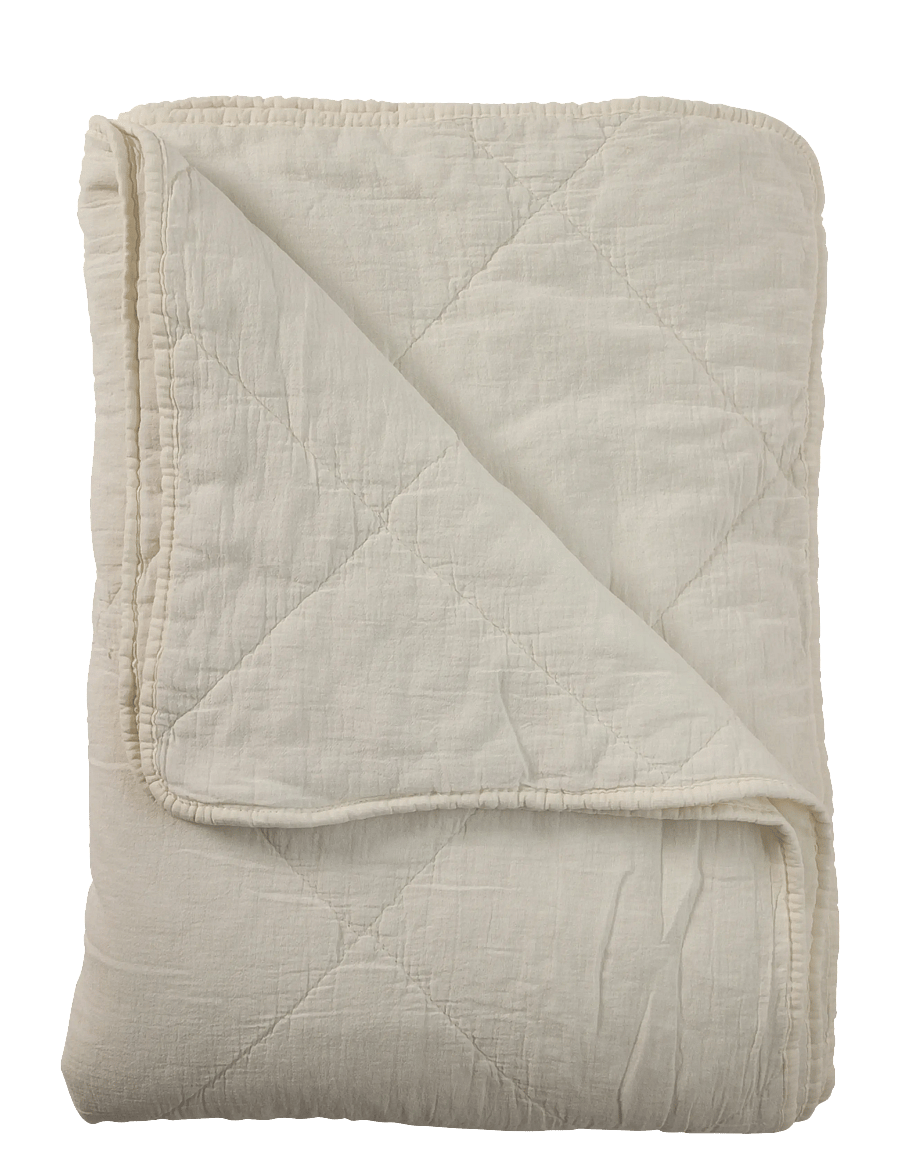 C'est Bon - Bedspread - sengetæpper - creme - 0