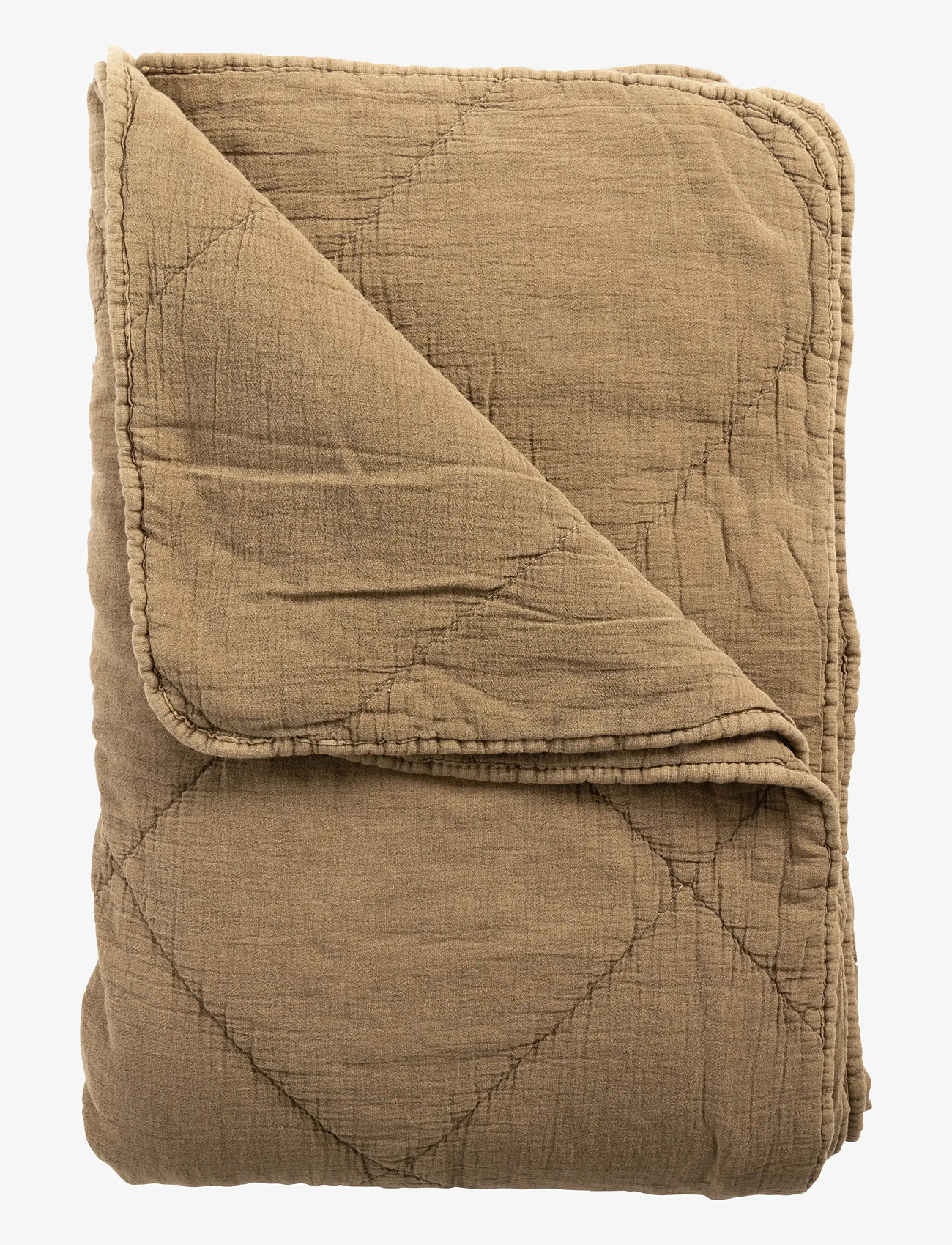 C'est Bon - Plaid cotton w linentassels - geschenke unter chf 100 - eucalyptus - 0