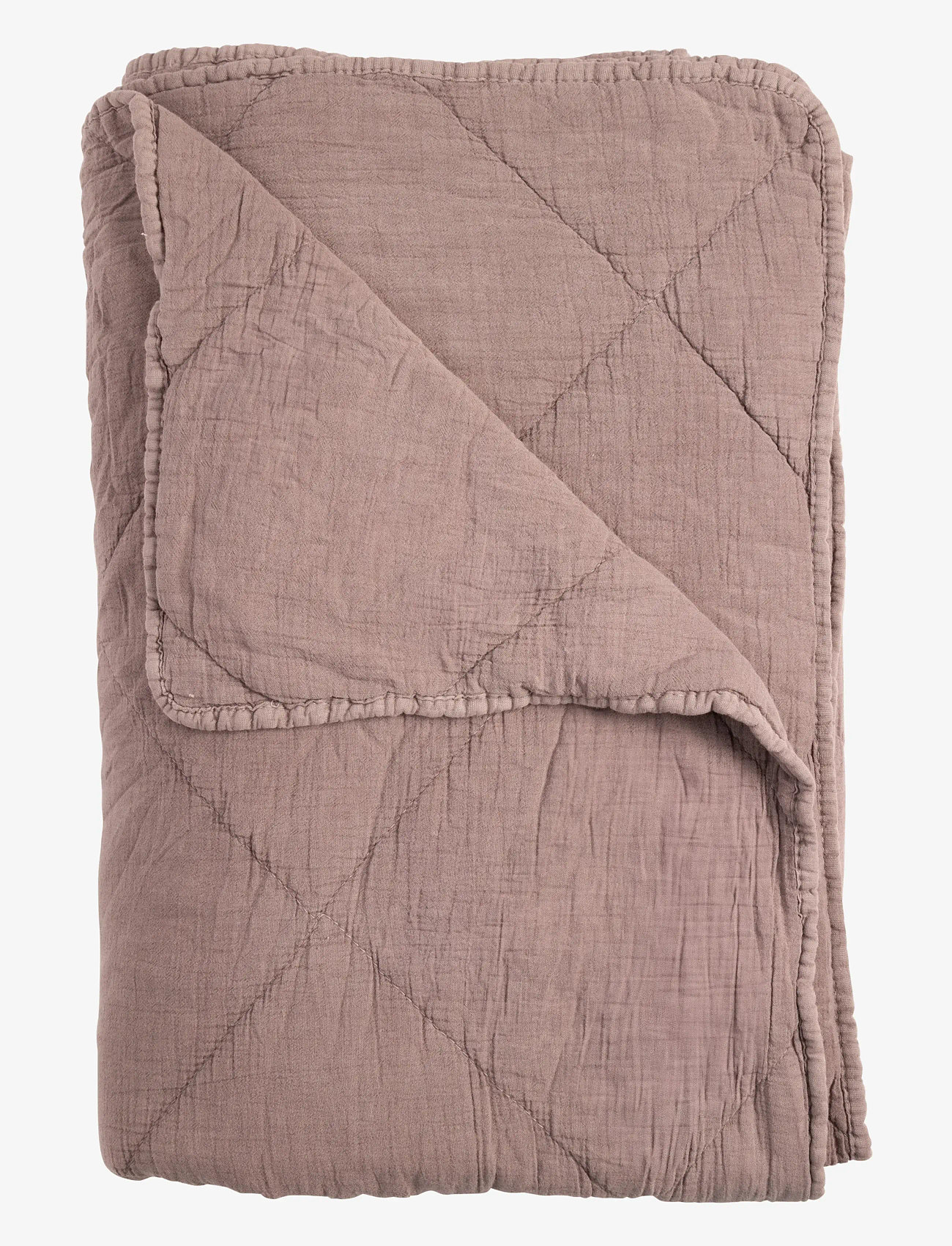 C'est Bon - Plaid, bomuld m/hør fryns - plaider - light purple - 0